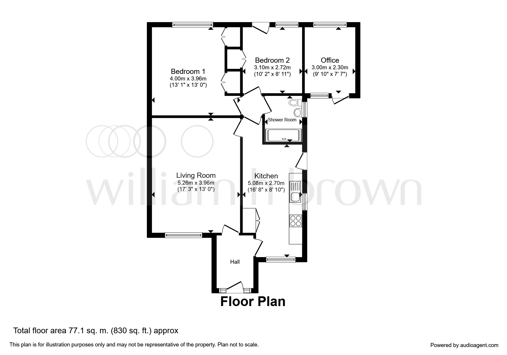 2 Bedrooms Semi-detached bungalow for sale in Dell Rise, Park Street, St. Albans AL2