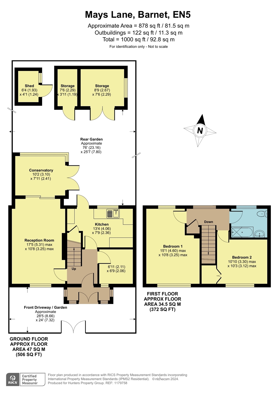 Mays Lane, EN5, 2 bedroom terraced house for sale 68315642