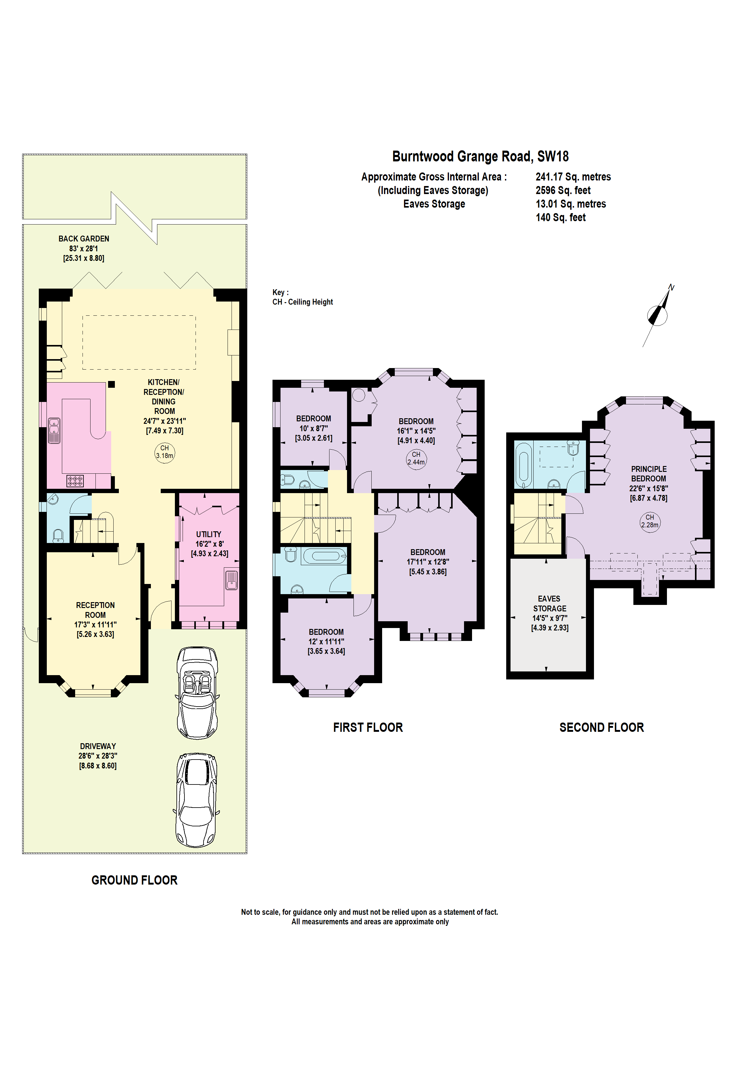 Burntwood Grange Road, London SW18, 5 bedroom semidetached house for