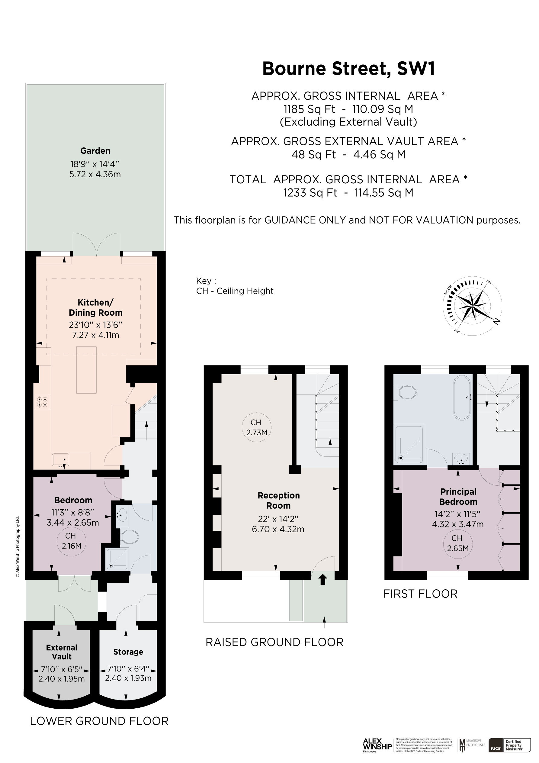 Bourne Street, London floorplan