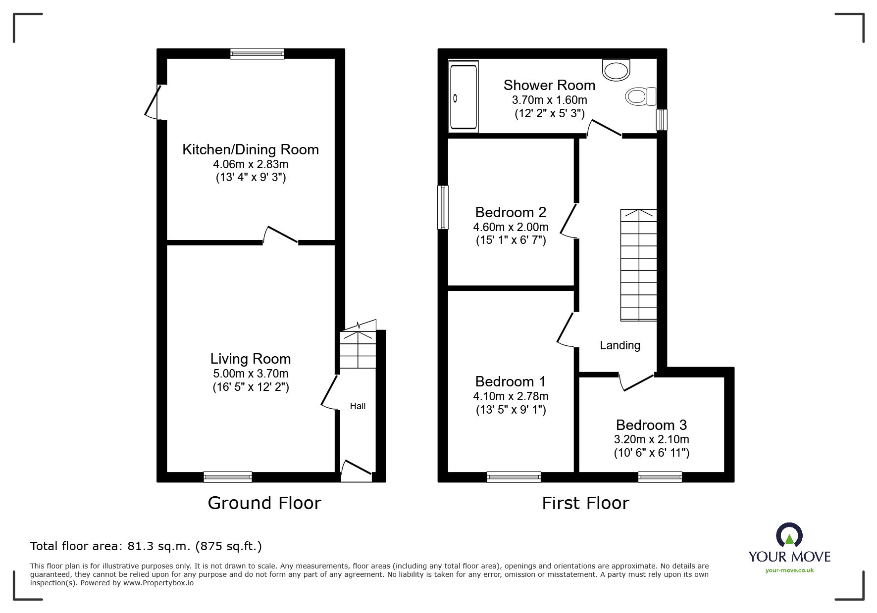 14, Forbes Close, Leicester floorplan