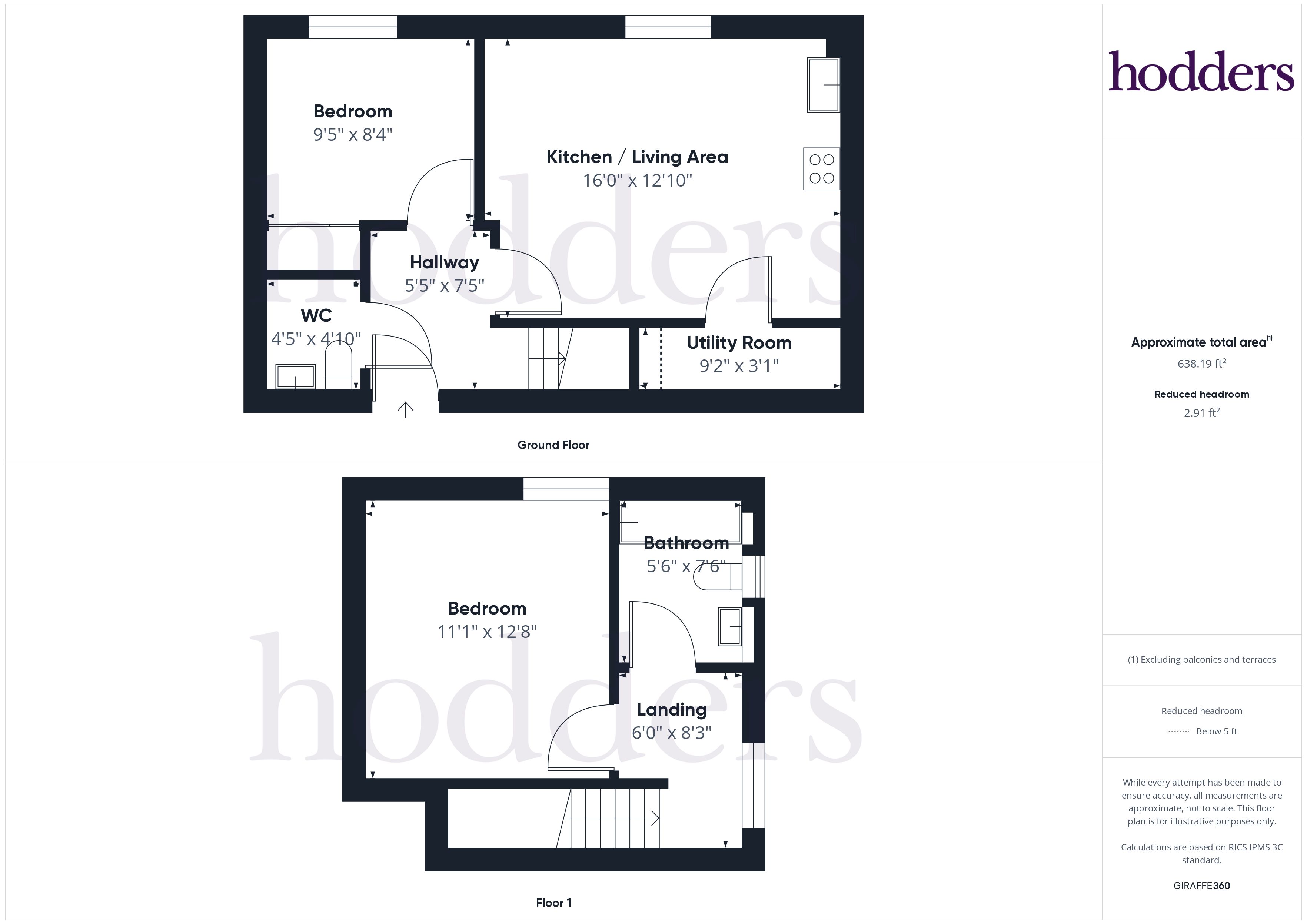 Guildford Road, Chertsey floorplan
