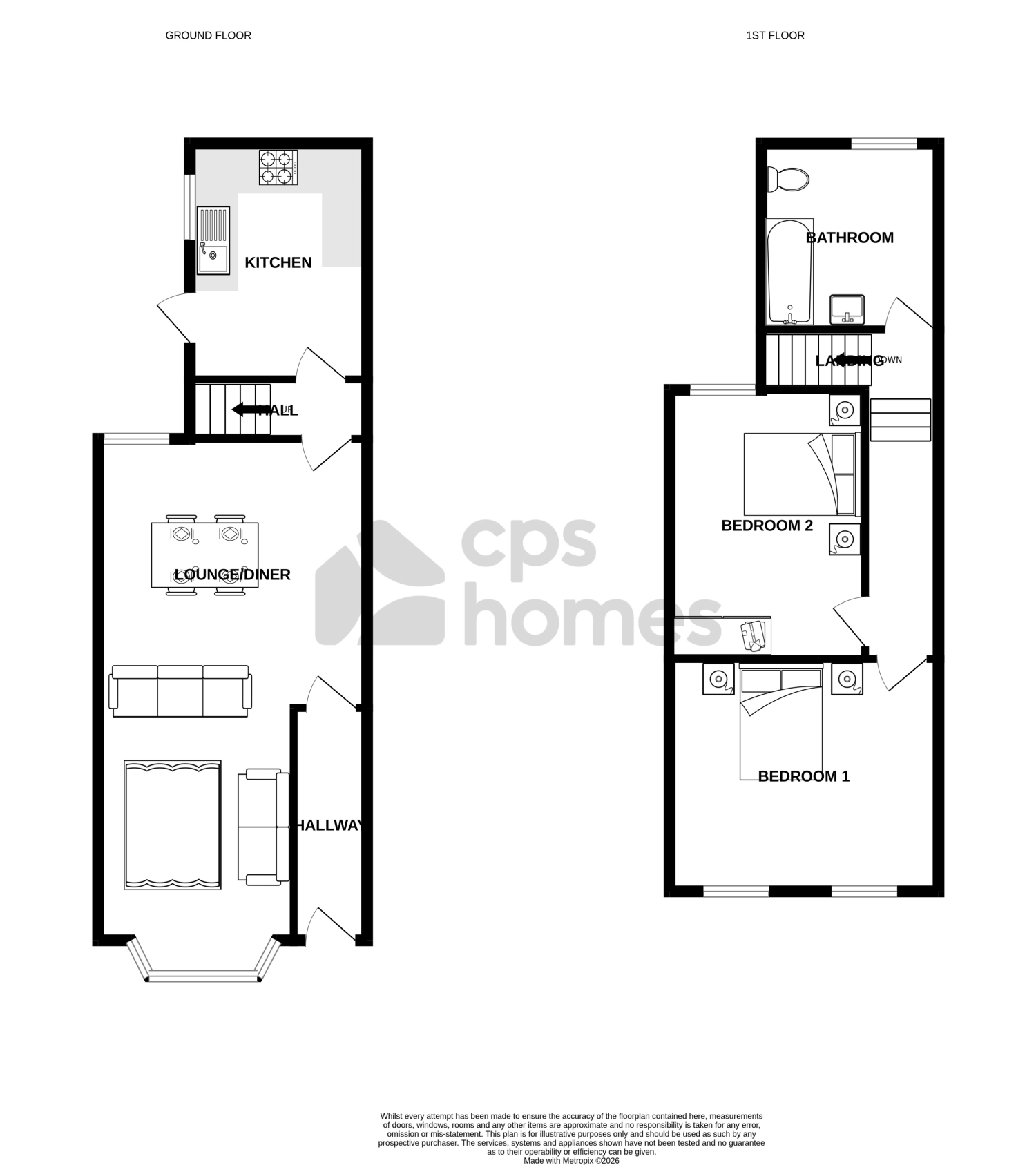 14, Hunter Street, Cardiff floorplan