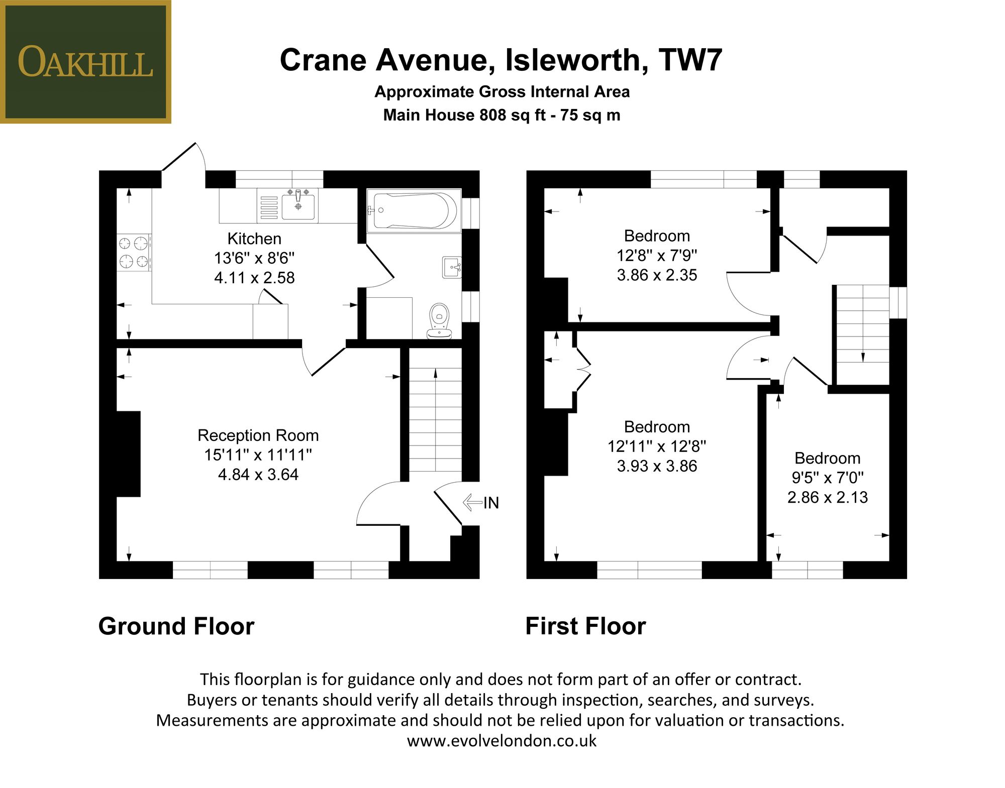 12 Crane Avenue, Isleworth floorplan