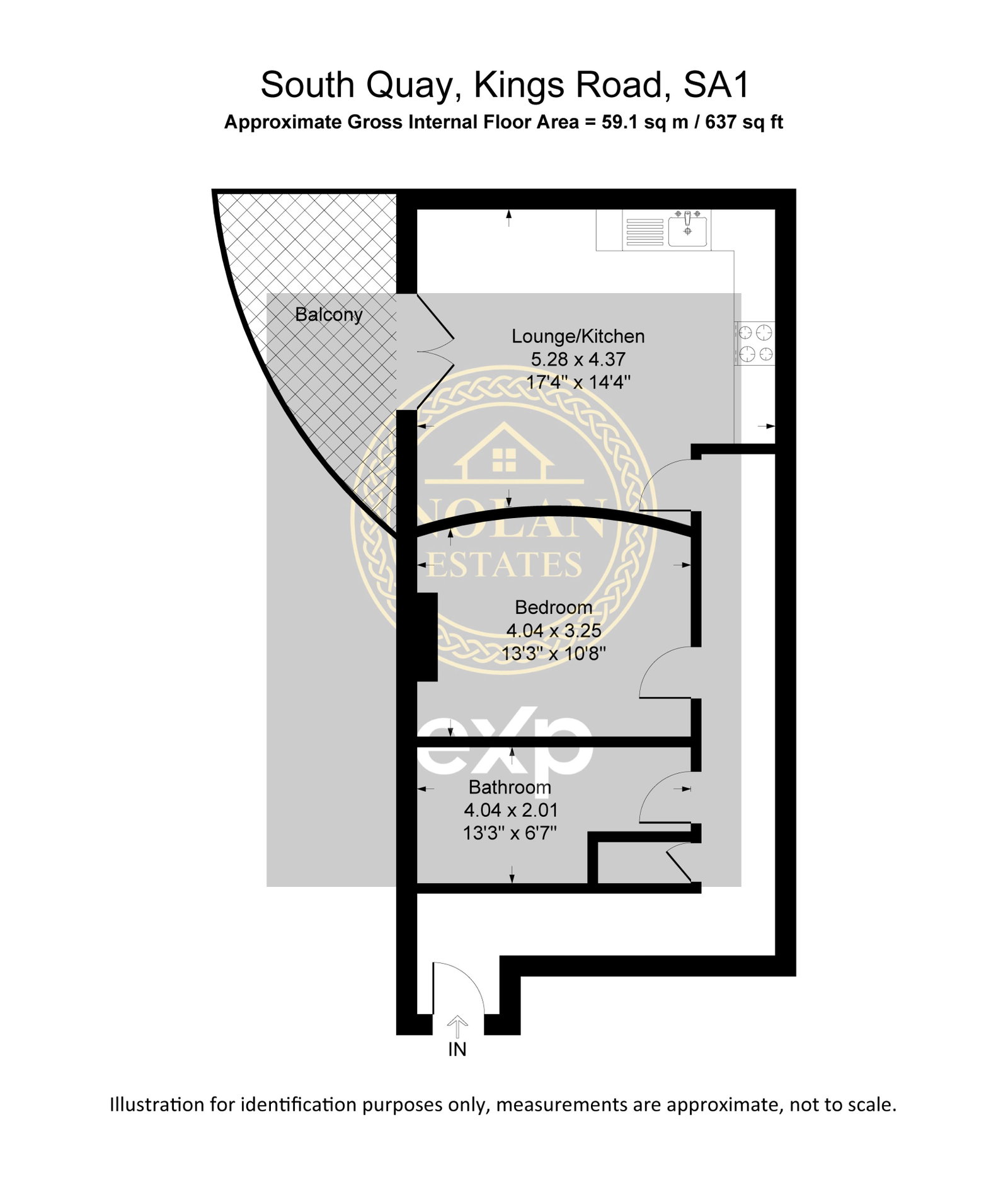 South Quay,Apartment 7, Kings Road, Swansea floorplan