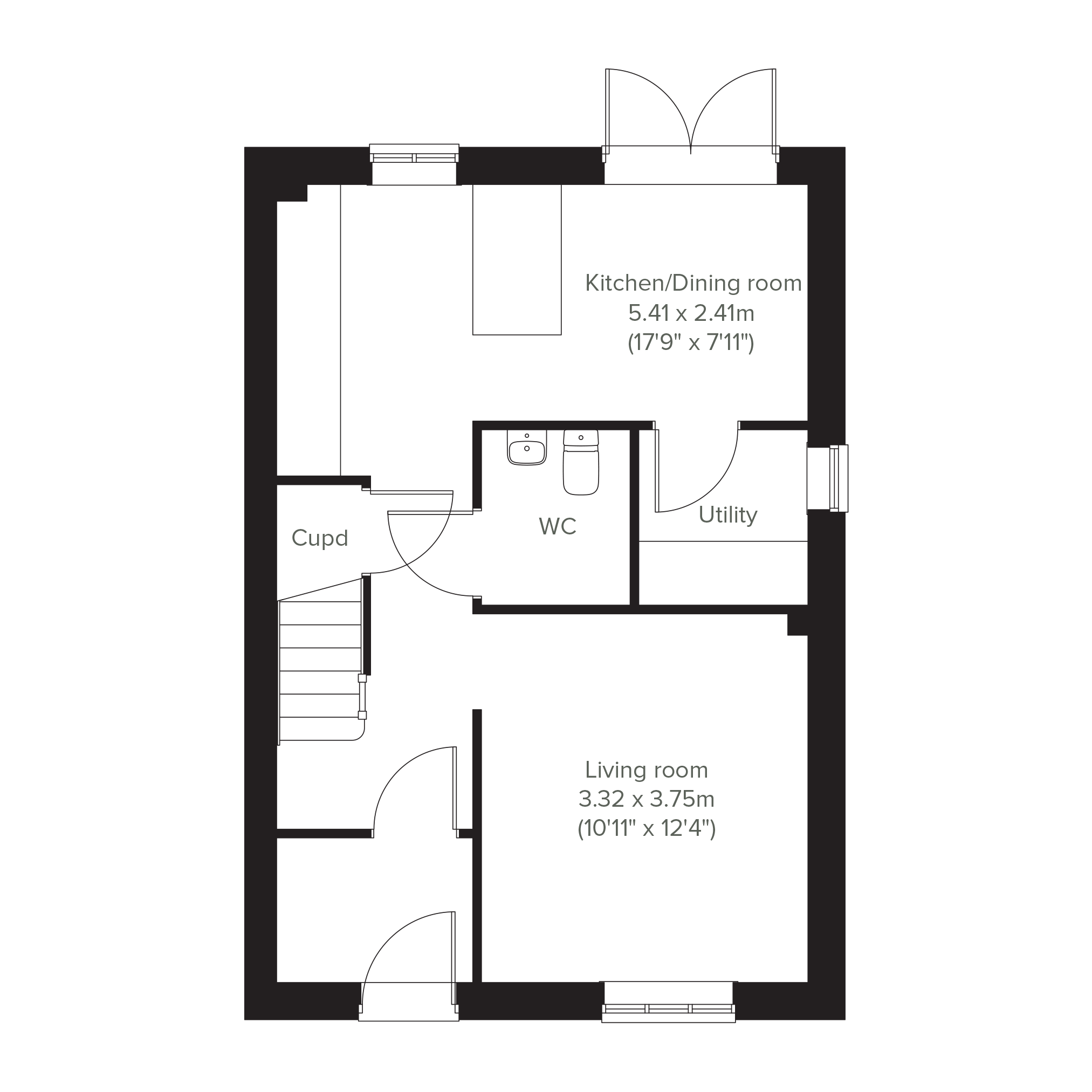33, Cricket Lane, Lichfield floorplan