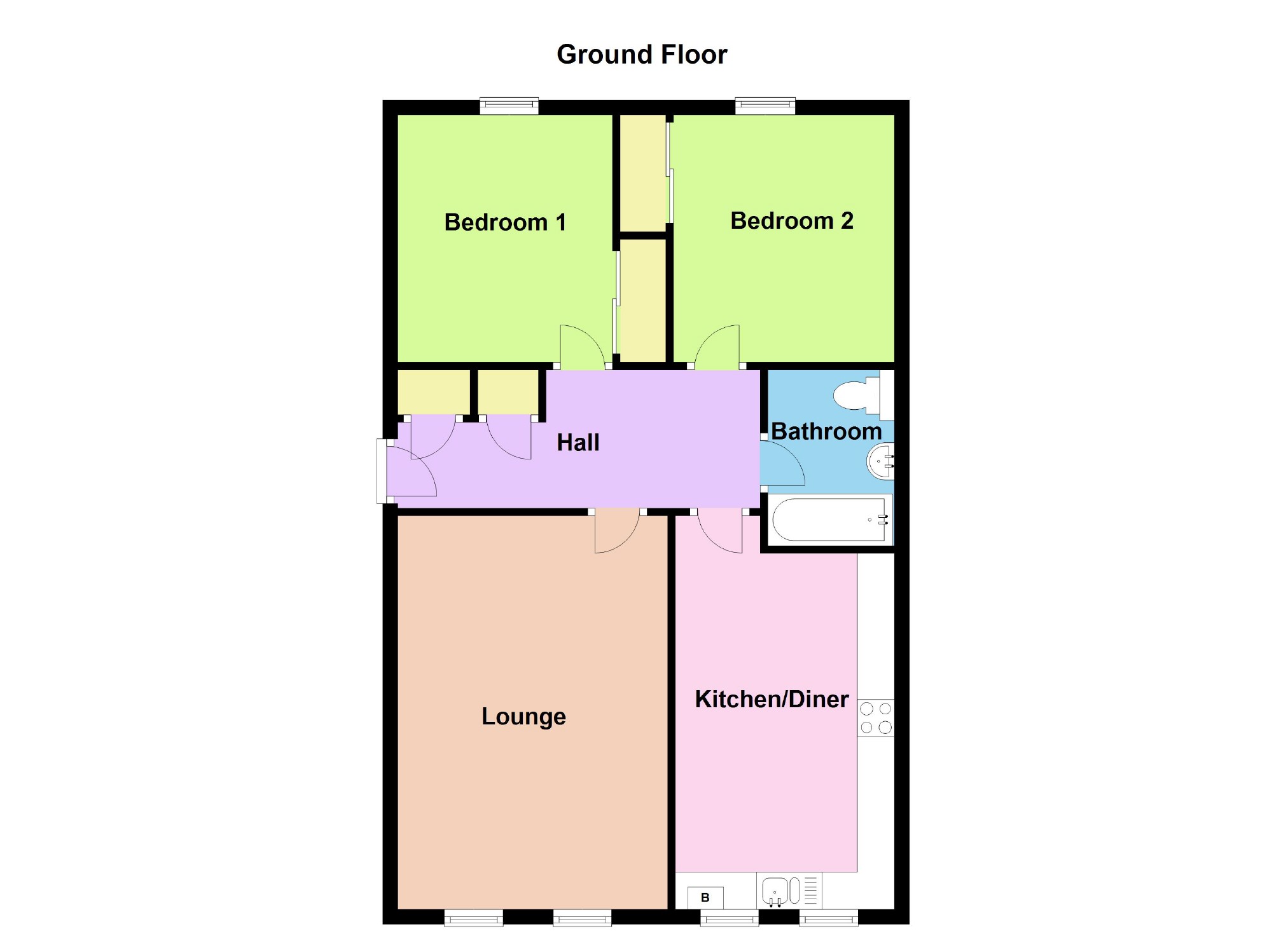 2 Bedrooms Flat for sale in 26, Provost Kay Park, Kirkcaldy, Fife KY1