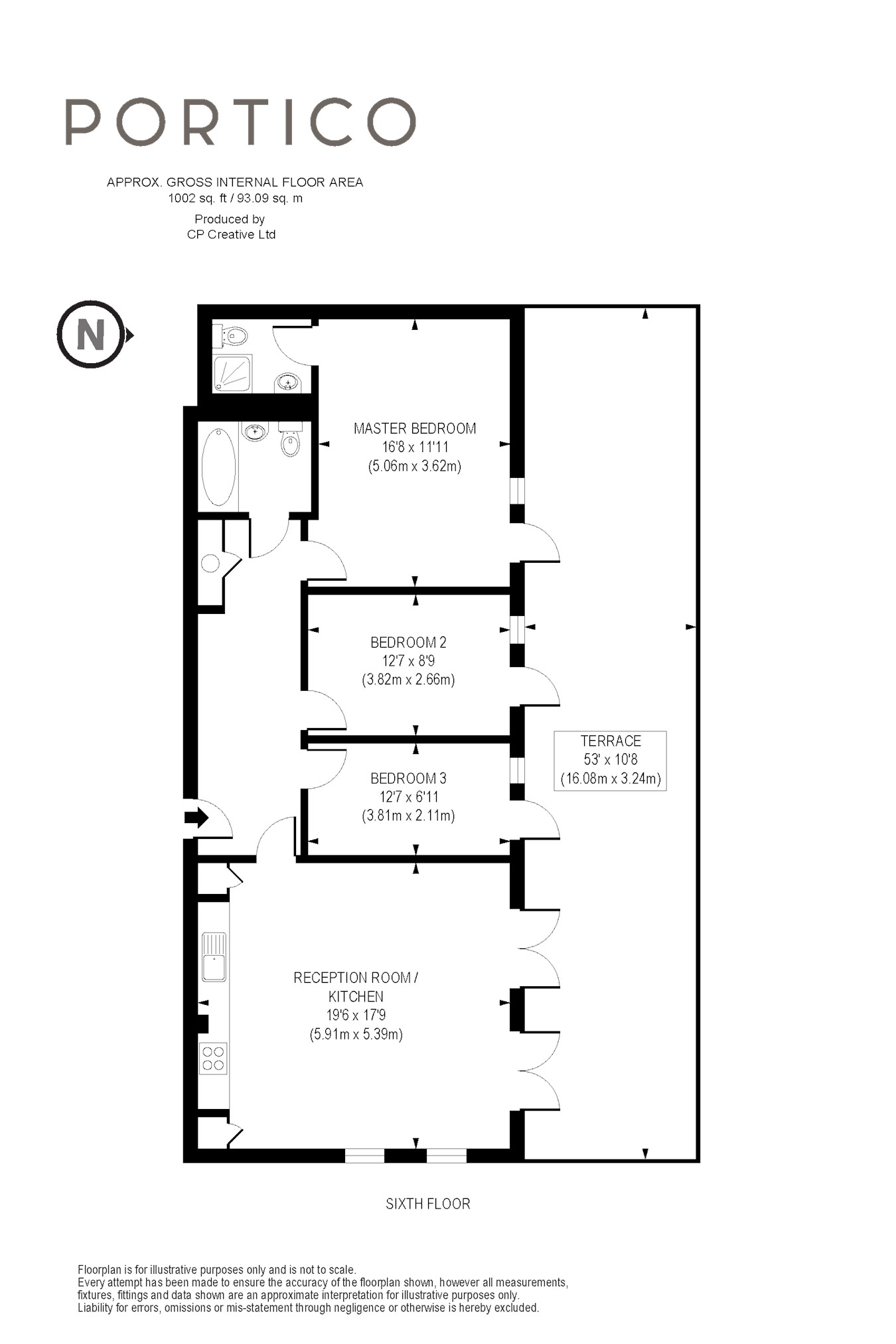 3 Bedrooms Flat for sale in De Beauvoir Crescent, London N1