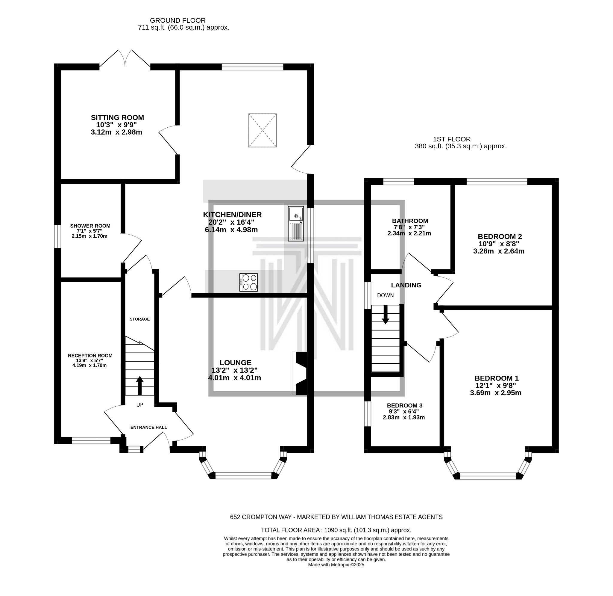 652 Crompton Way, Bolton floorplan