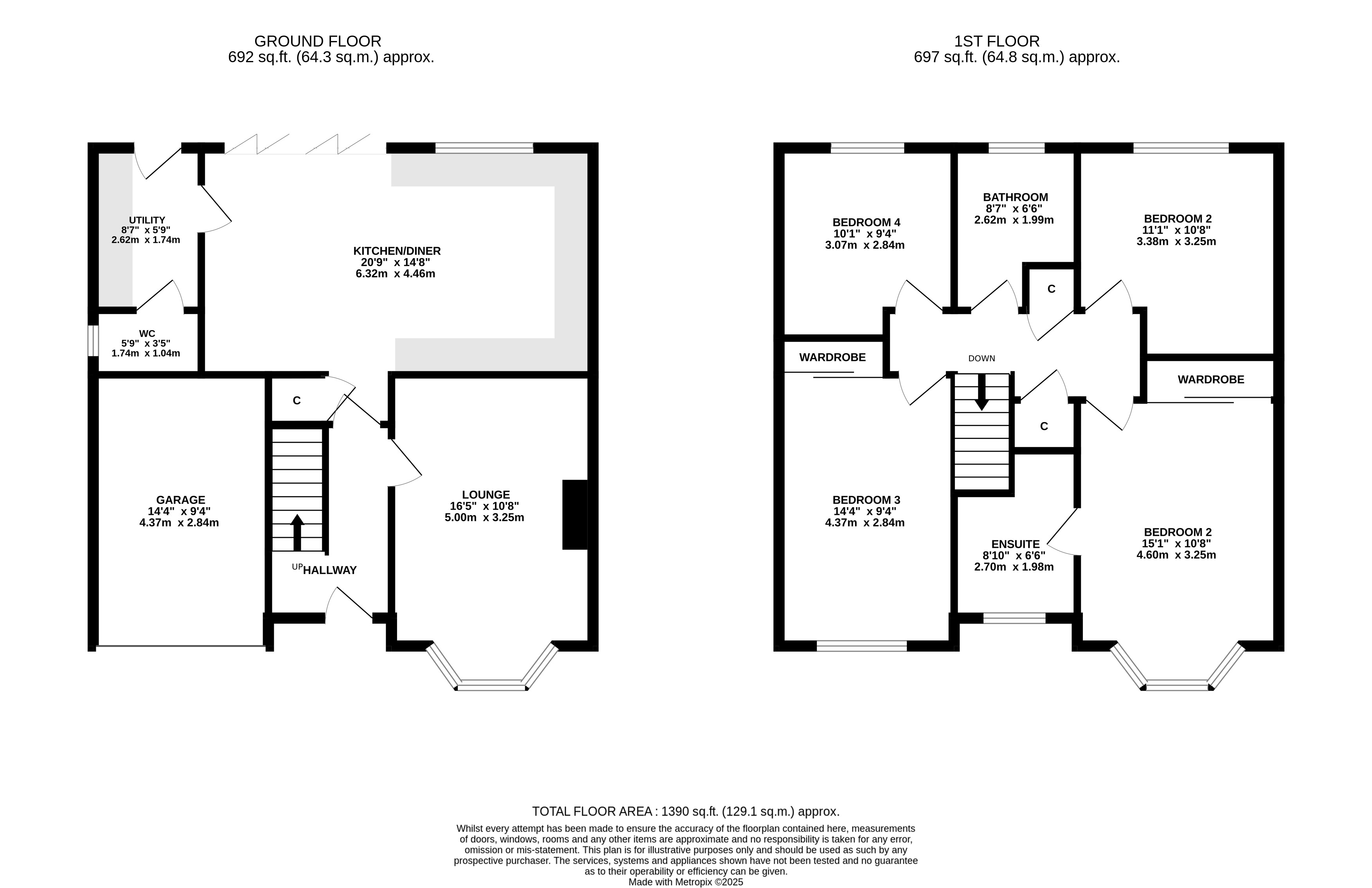 33, Bletchley Way, Leeds floorplan