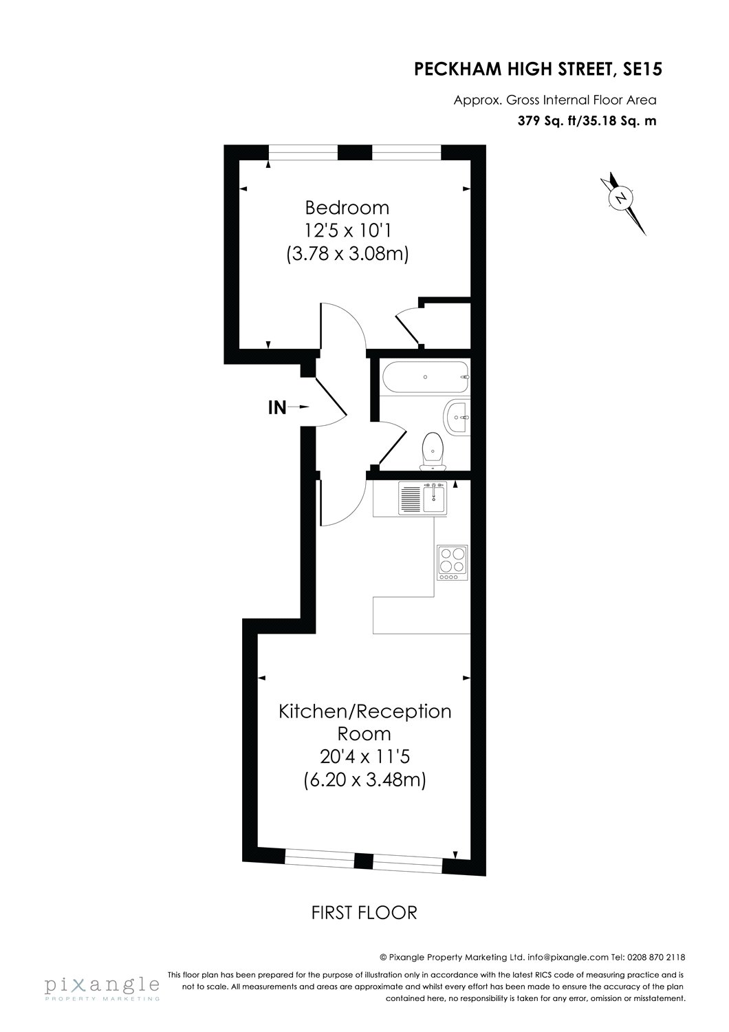 1 Bedrooms Flat to rent in Peckham High Street, Peckham, London SE15
