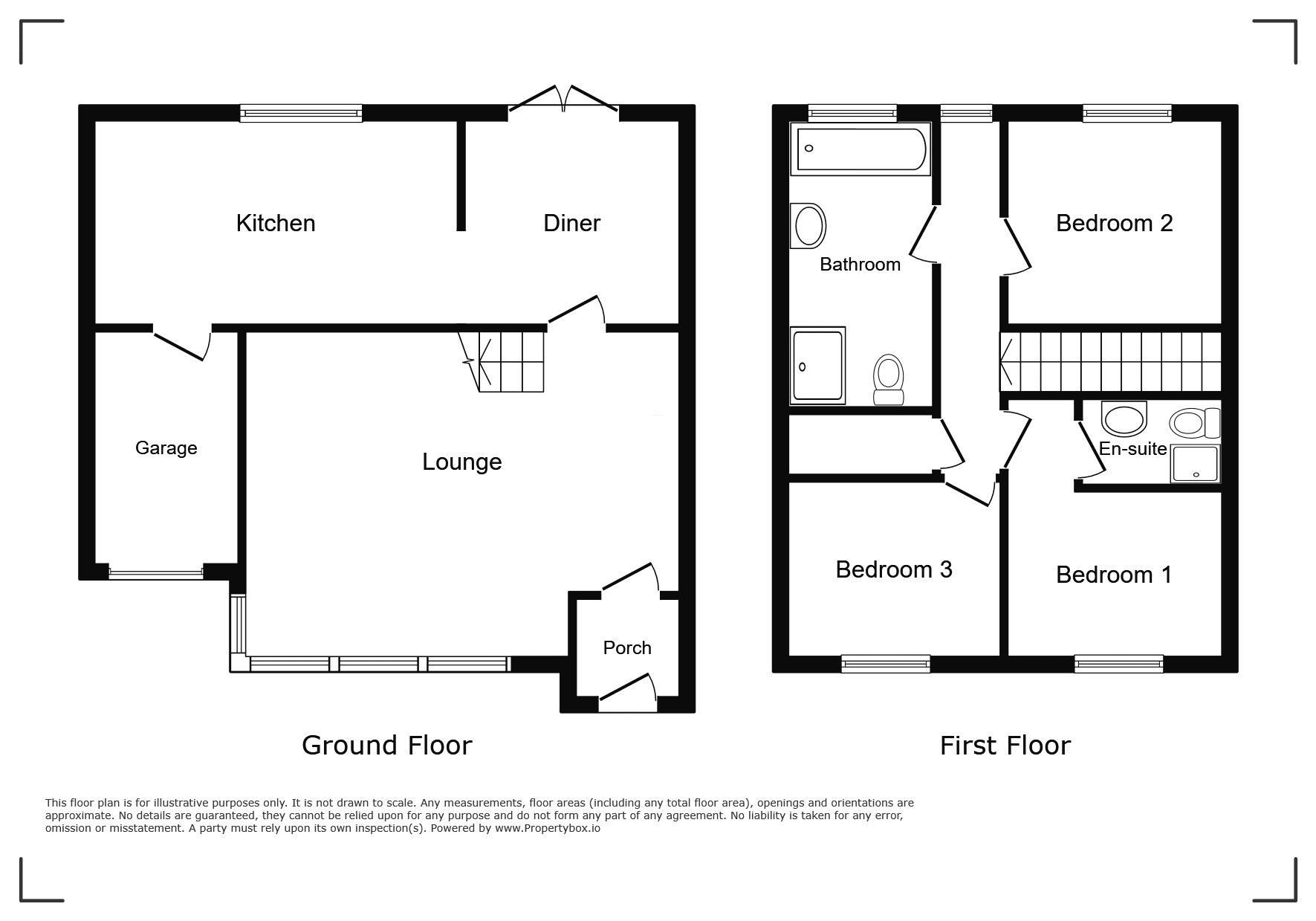 72, Stirling Drive, Bedlington floorplan