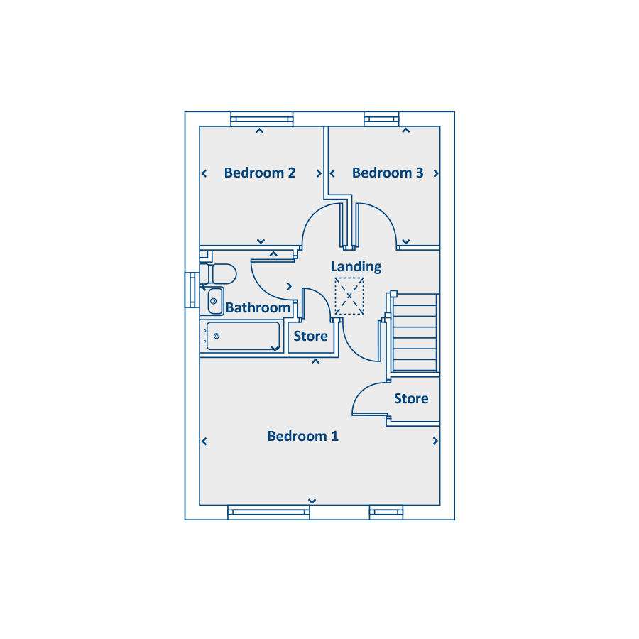 Plot 126, Cannop Crescent, Stoneyburn floorplan