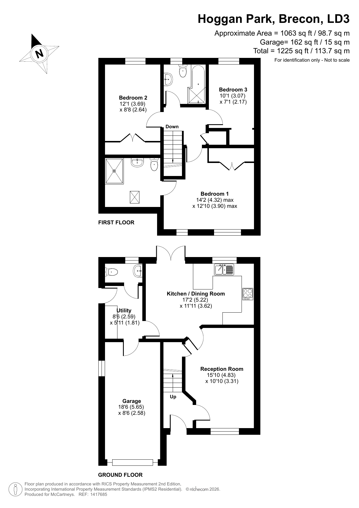 97, Hoggan Park, Powys floorplan