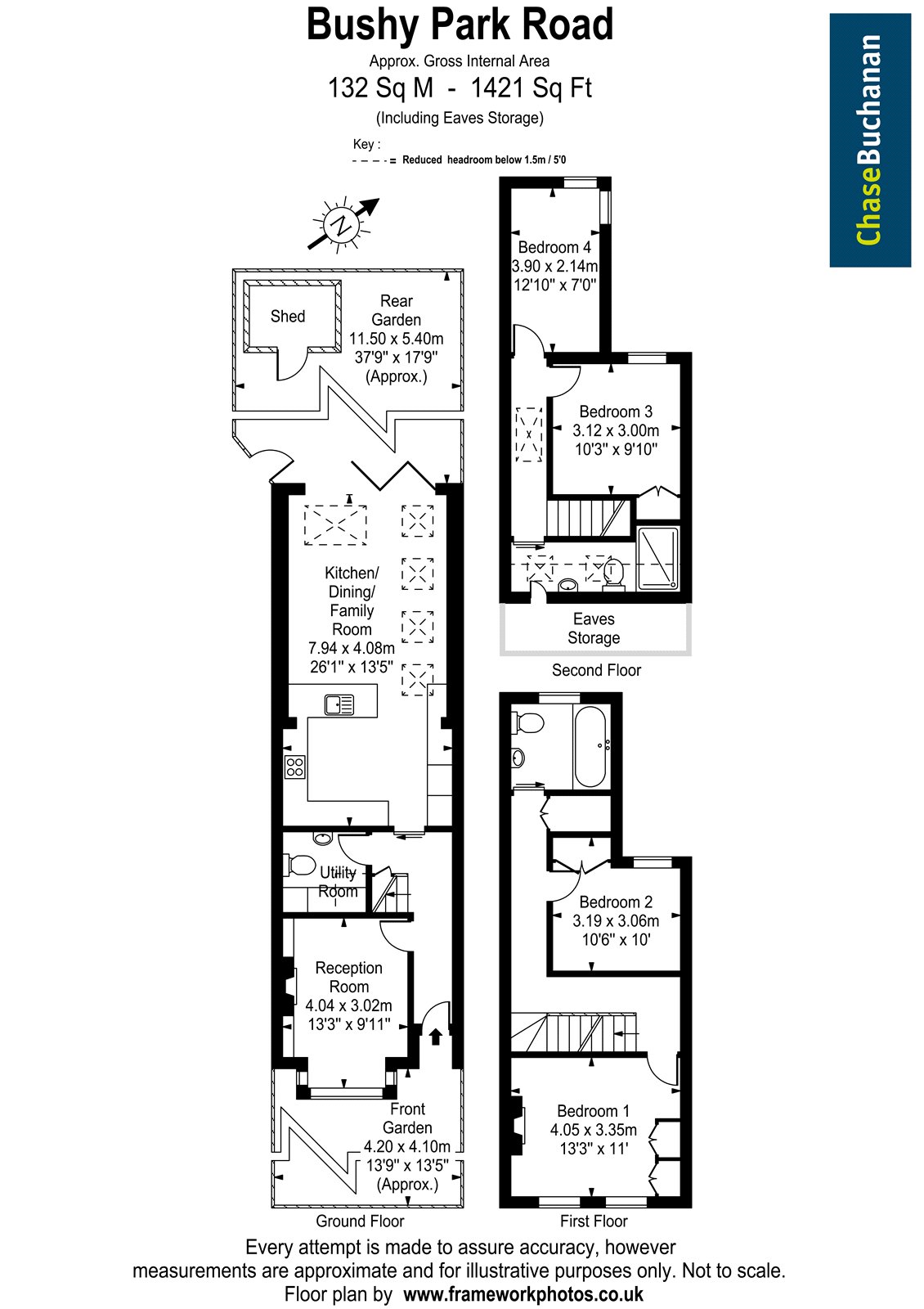 58, Bushy Park Road, Teddington floorplan