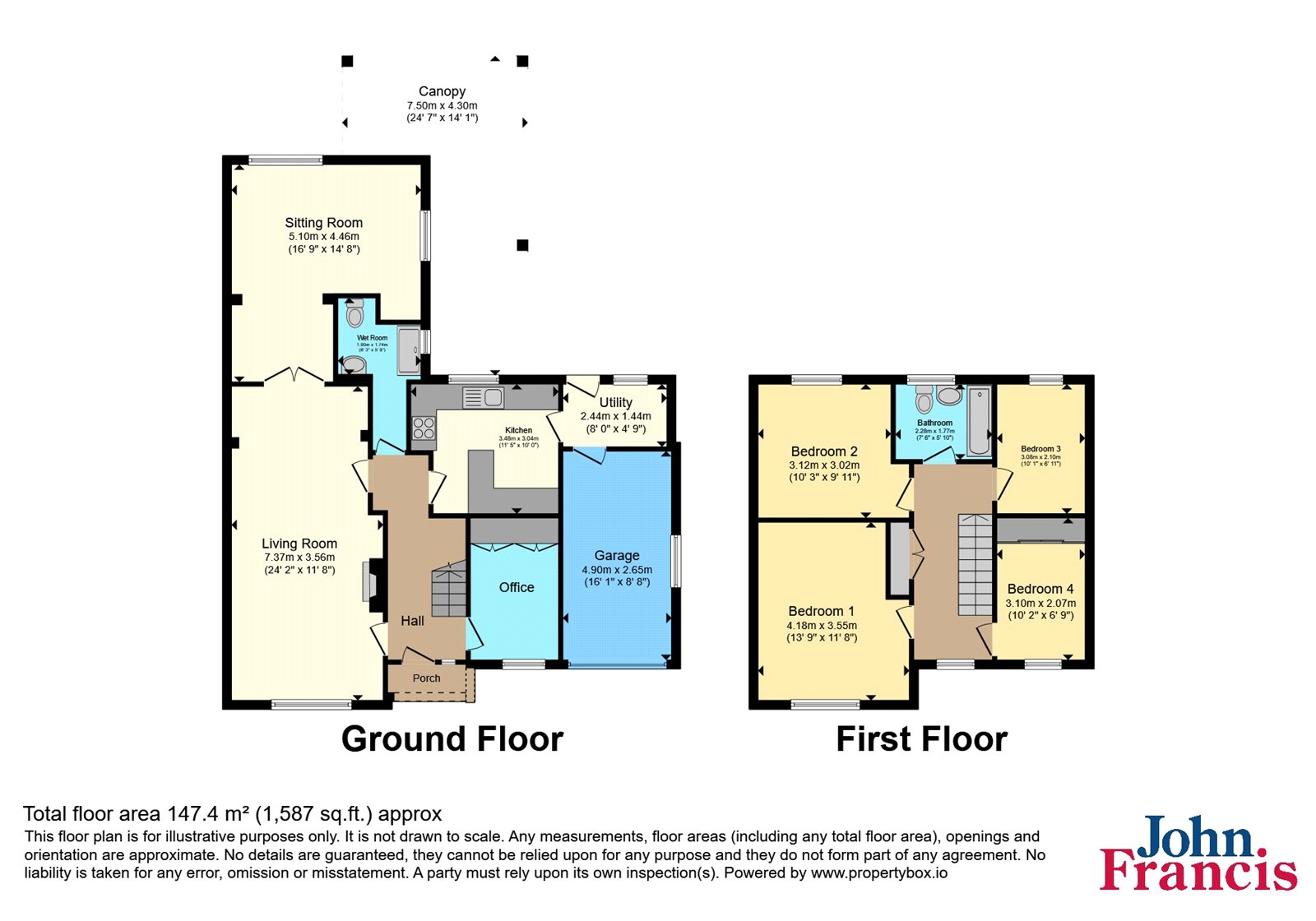 46, Maesycoed, Carmarthenshire floorplan