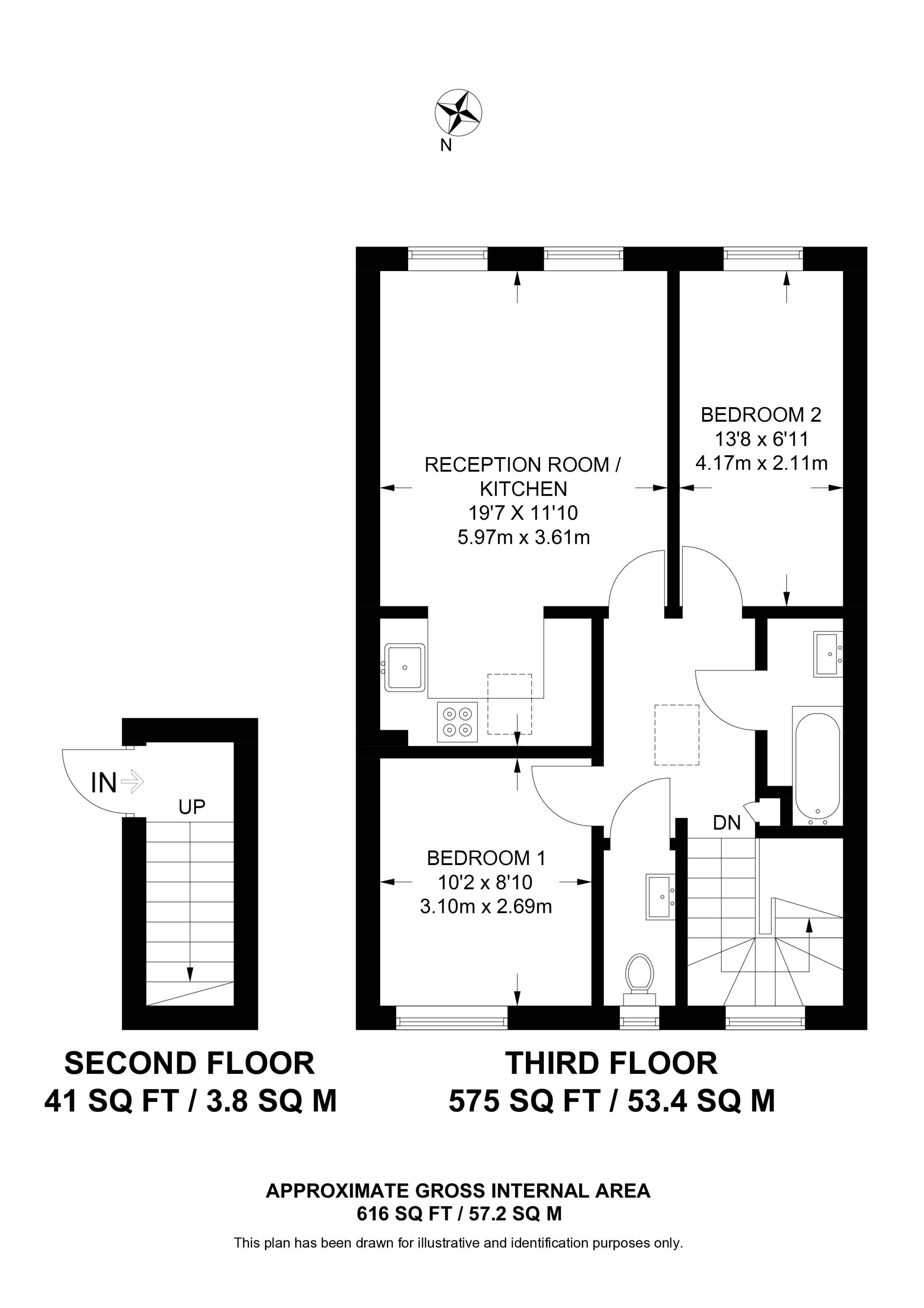 Castletown Road, Barons Court floorplan
