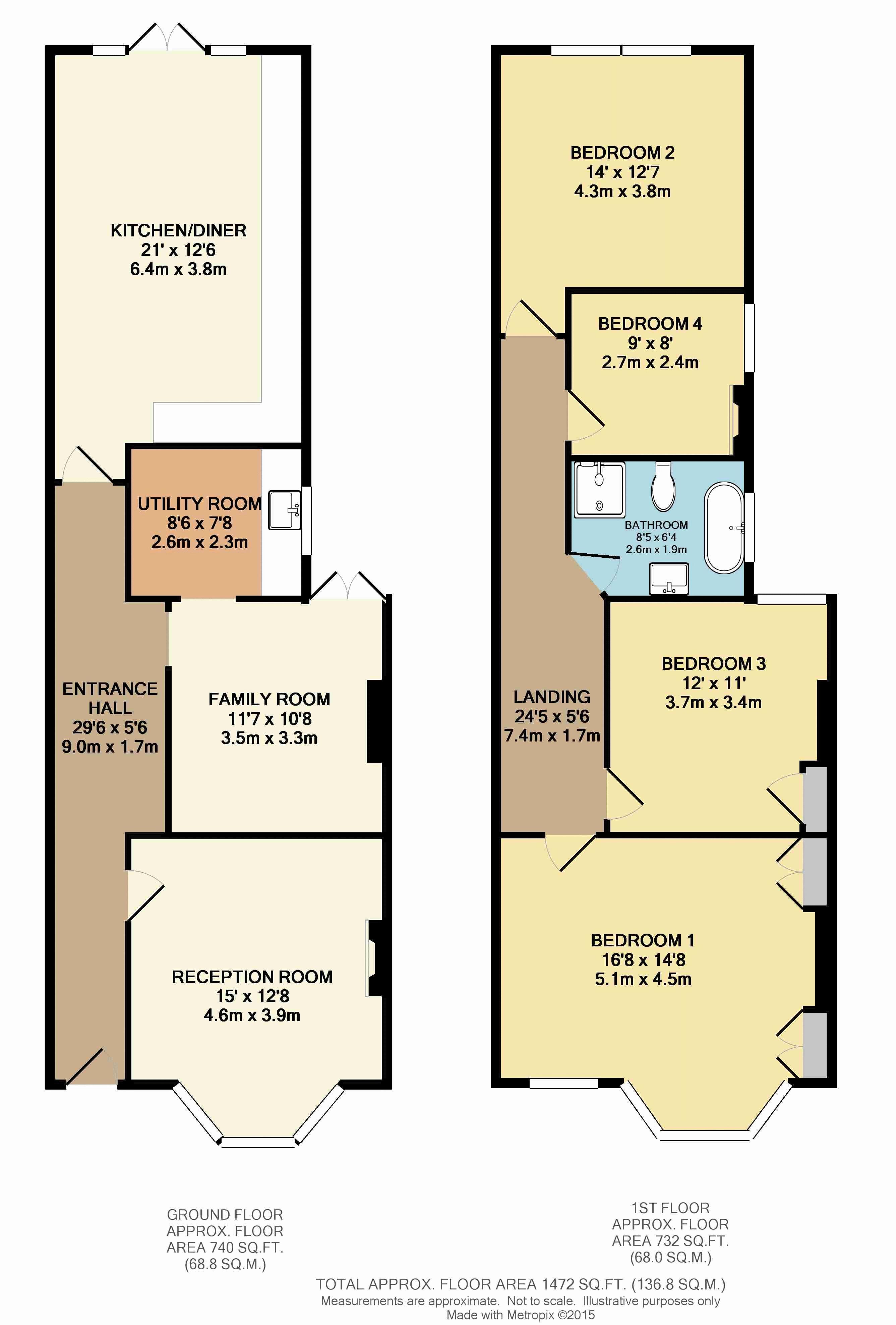 4 Bedrooms Semi-detached house to rent in Blenheim Park Road, South Croydon CR2