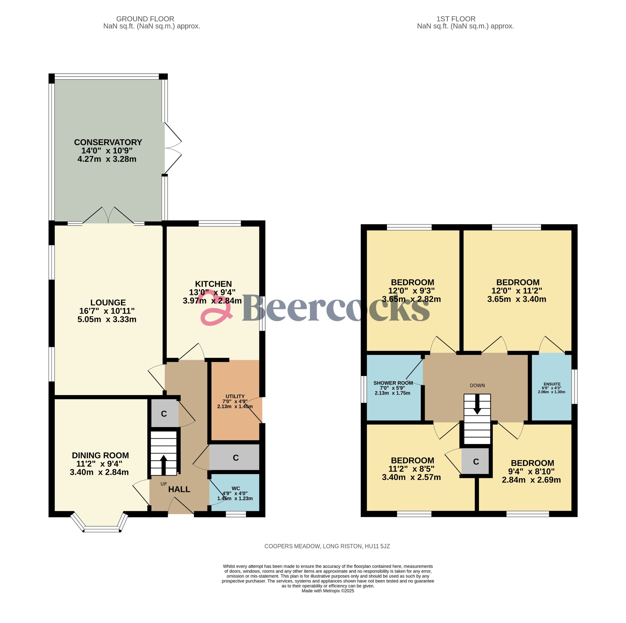 4 Coopers Meadow, Long Riston, East Riding of Yorkshire floorplan