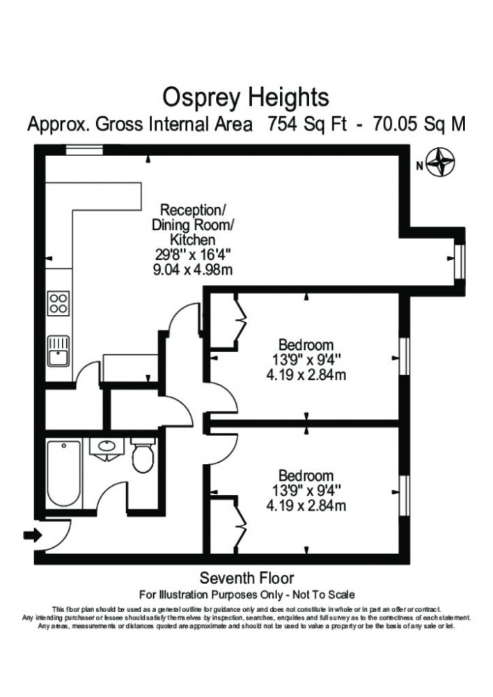 2 Bedrooms Flat to rent in Osprey Heights, Clapham Junction SW11