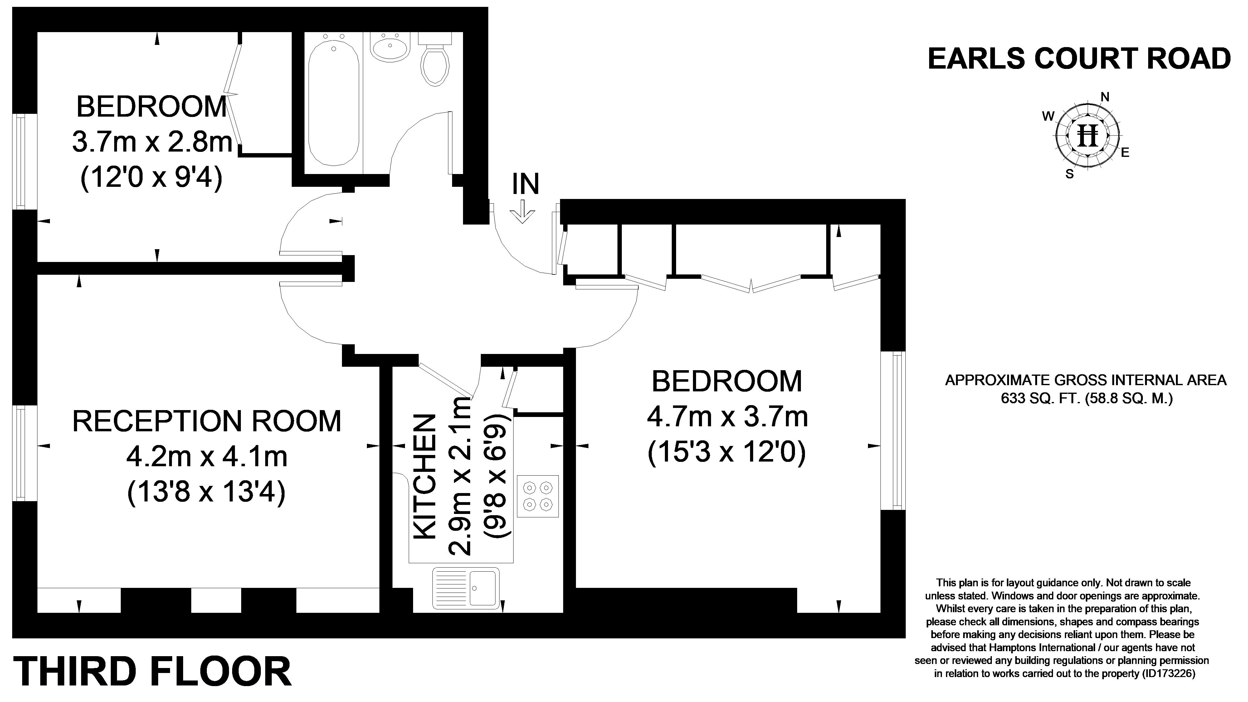 Earls Court Road, London floorplan