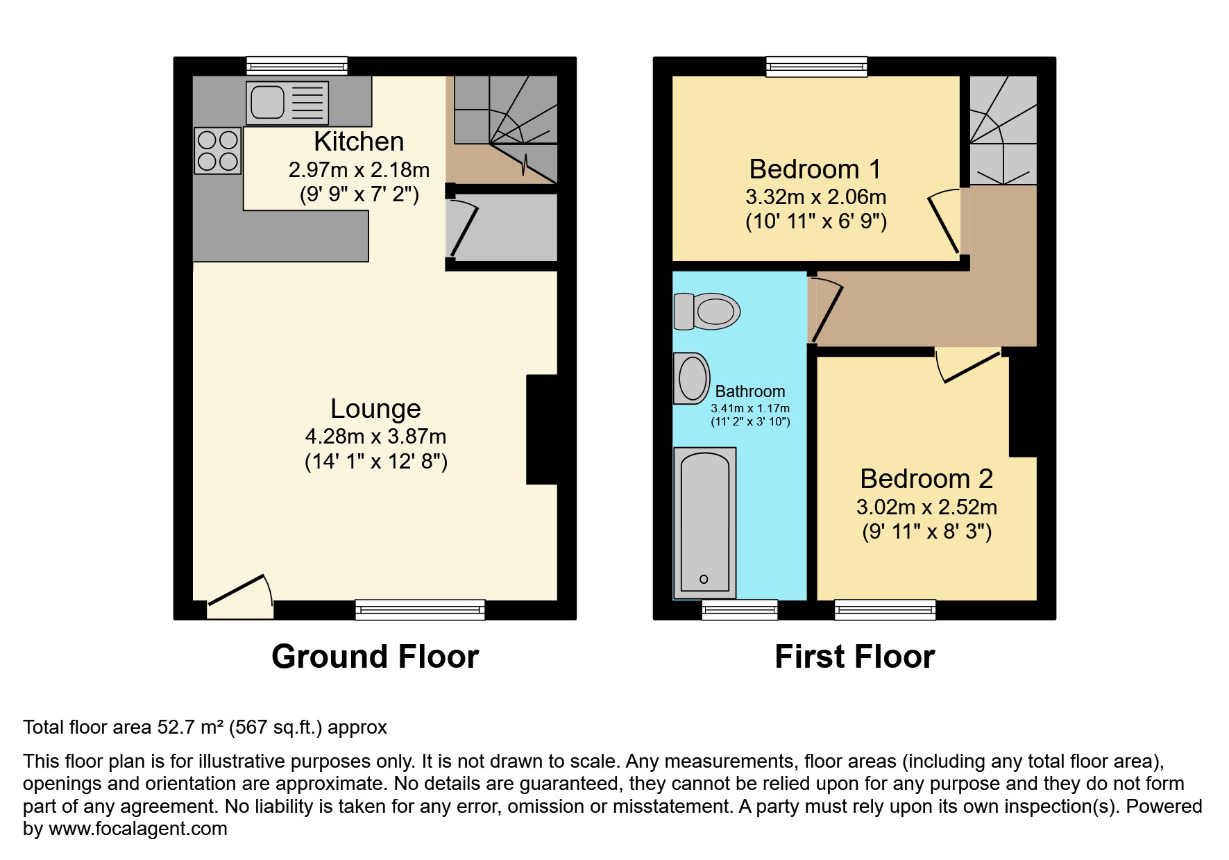 2, Major Street, Milnrow, Rochdale floorplan