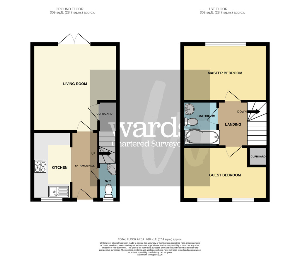 Southfield Road, Hinckley floorplan