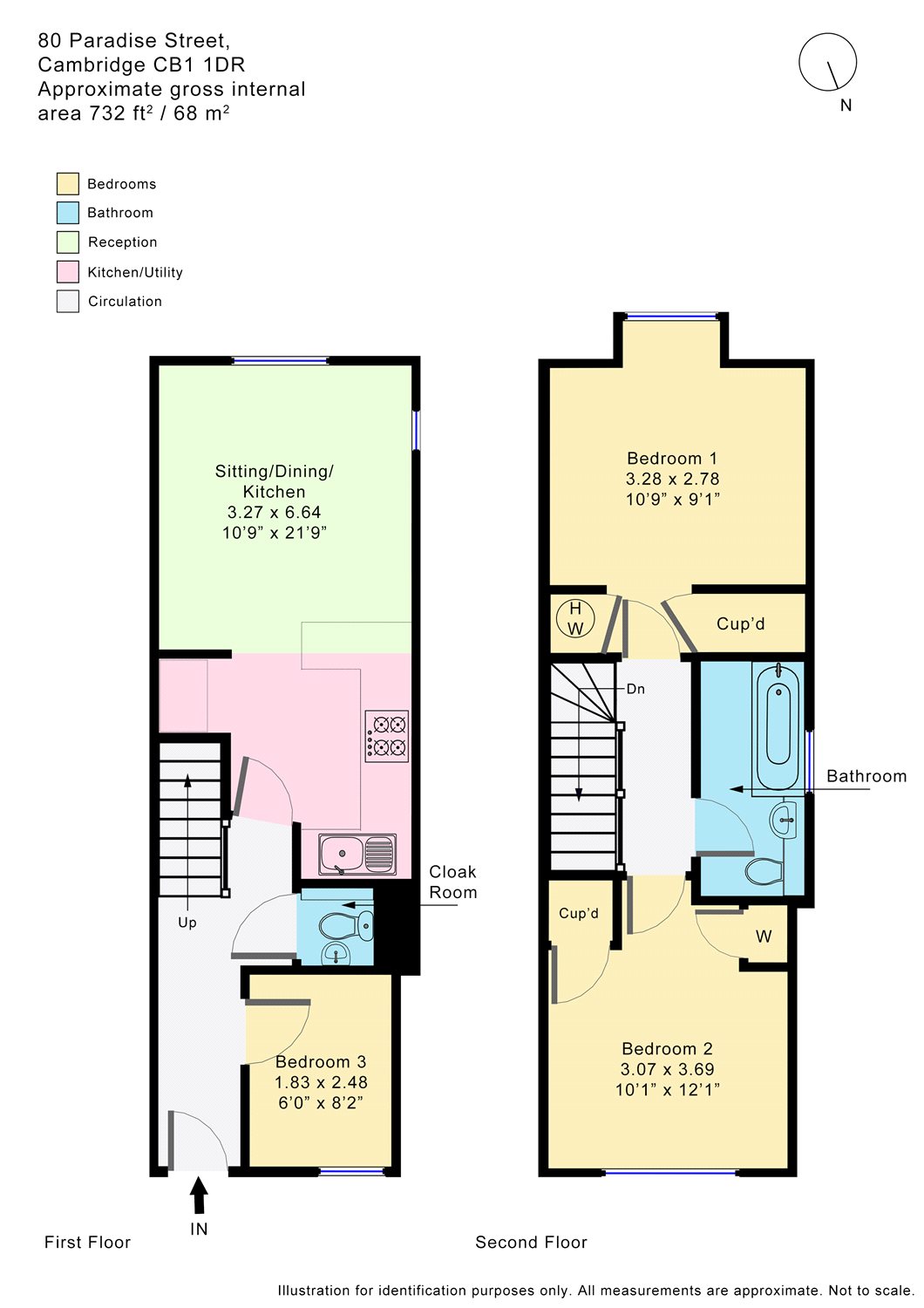 80, Paradise Street, Cambridge floorplan