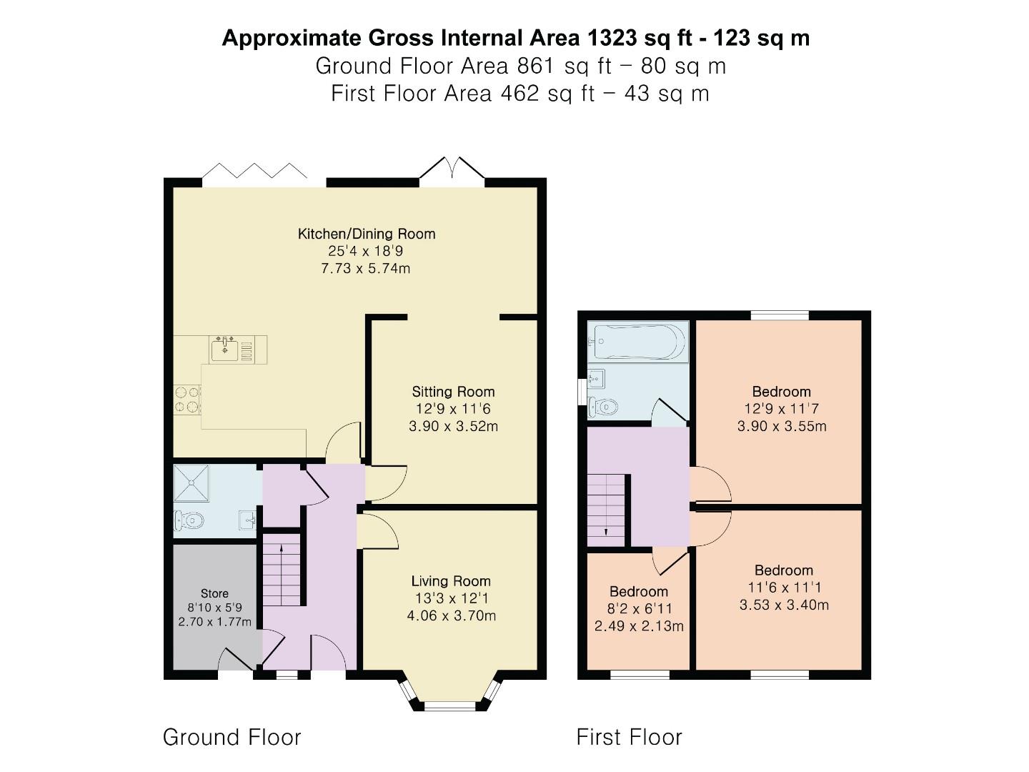 17, Oaklands Road, Manchester floorplan