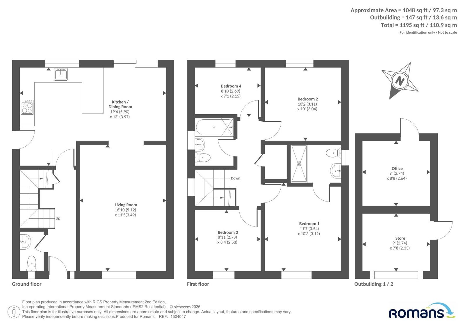 2, Heather Close, Wokingham floorplan