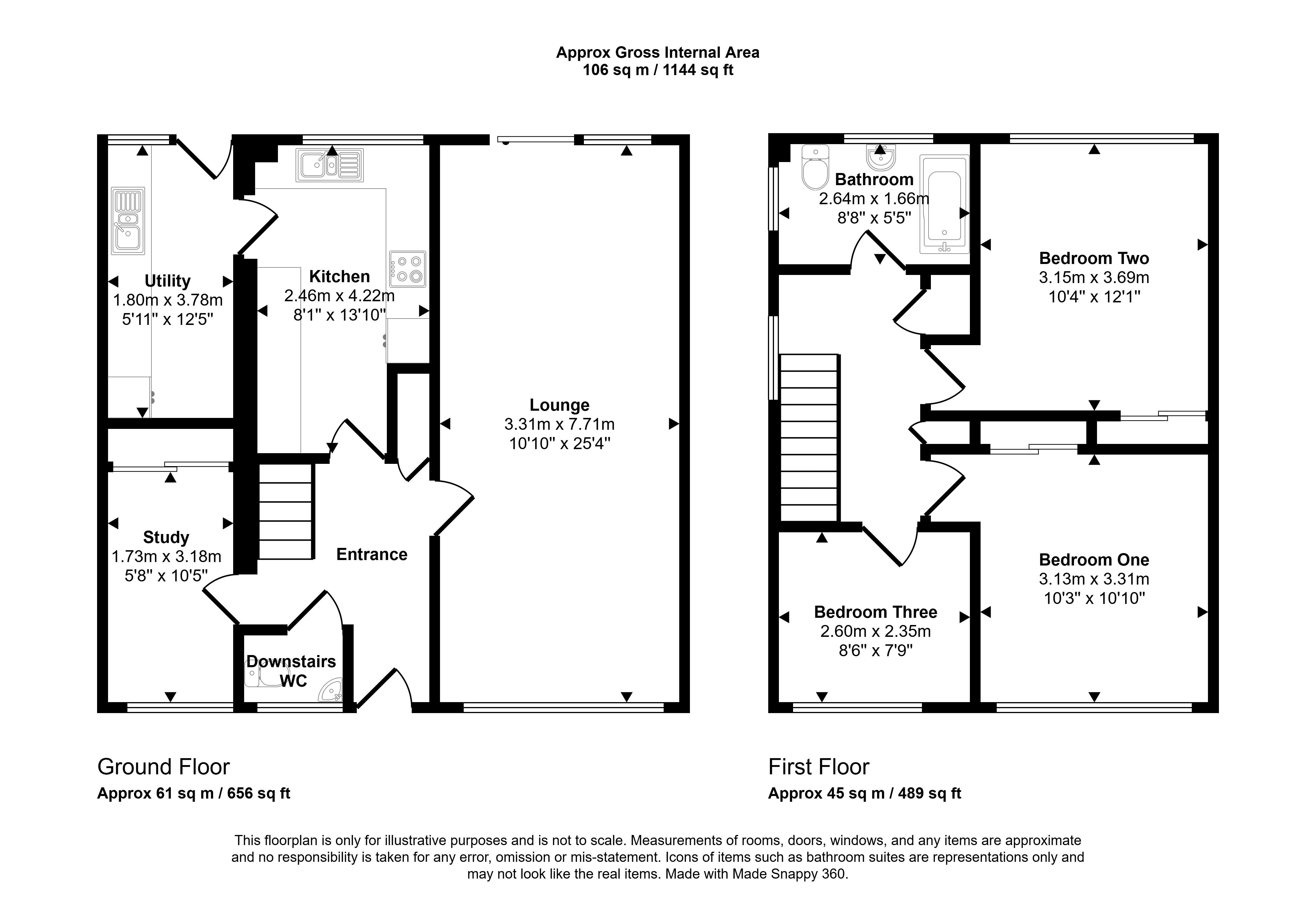 6, Beacon Drive, Newcastle upon Tyne floorplan