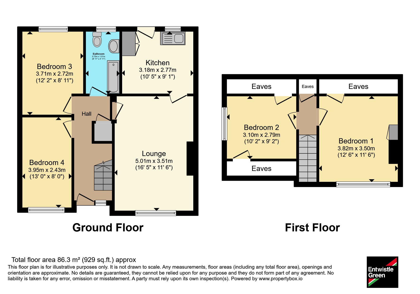 48, Oak Drive, Lancaster floorplan
