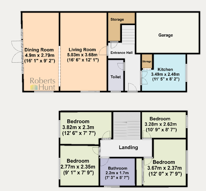 77, Tachbrook Road, Feltham floorplan
