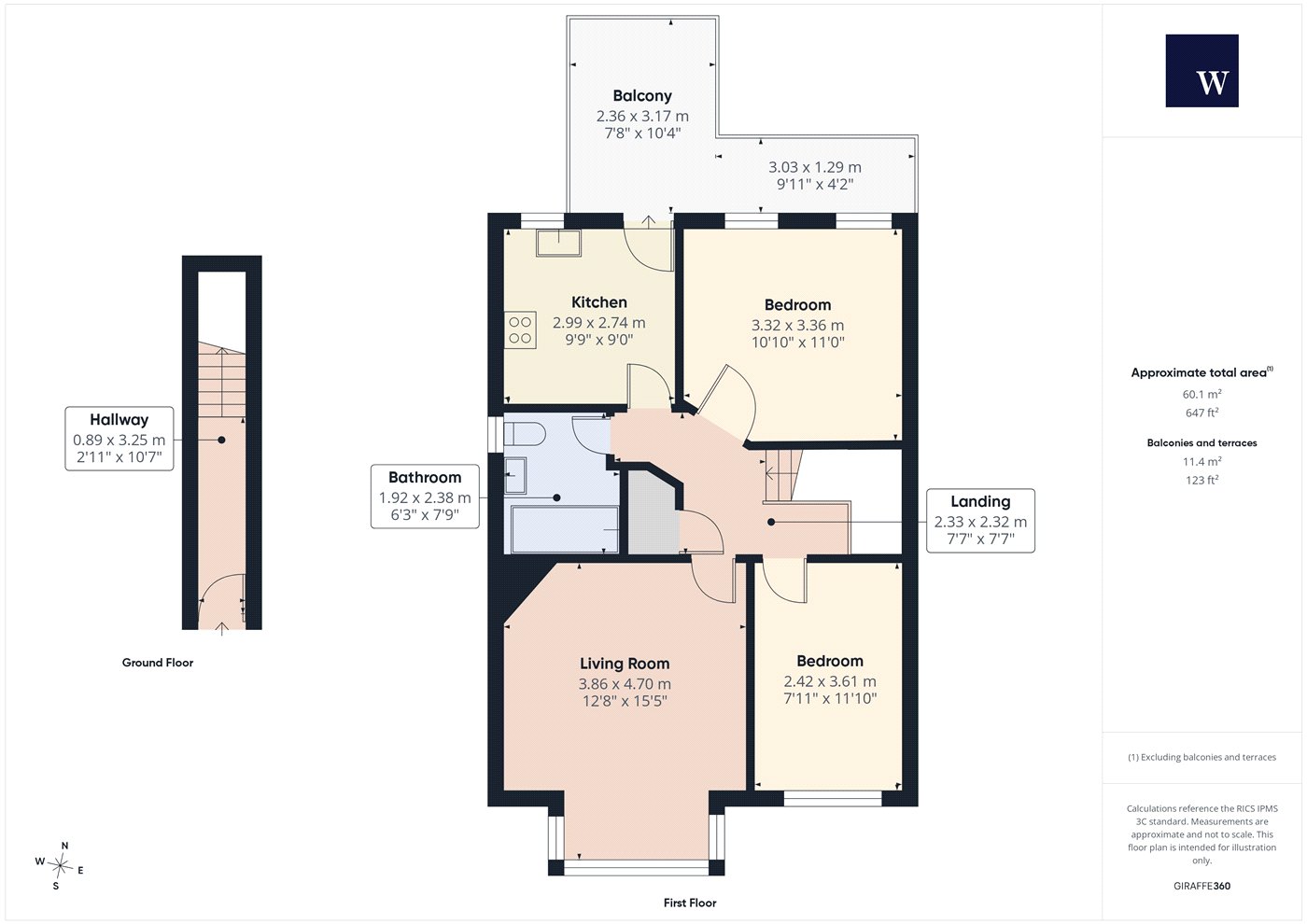 33, Ederline Avenue, London floorplan