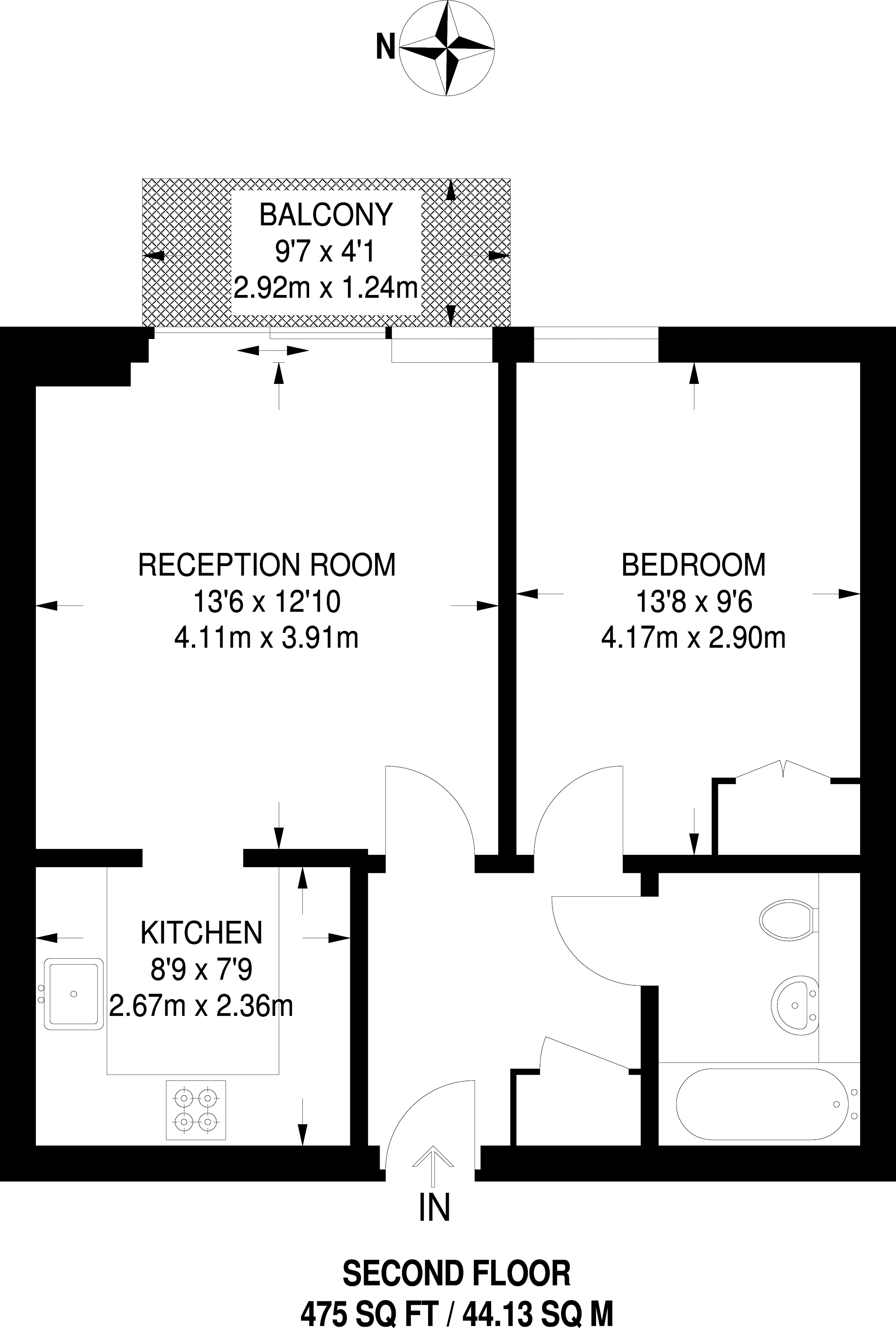 1 Bedrooms Flat to rent in Moore House, Canary Wharf E14