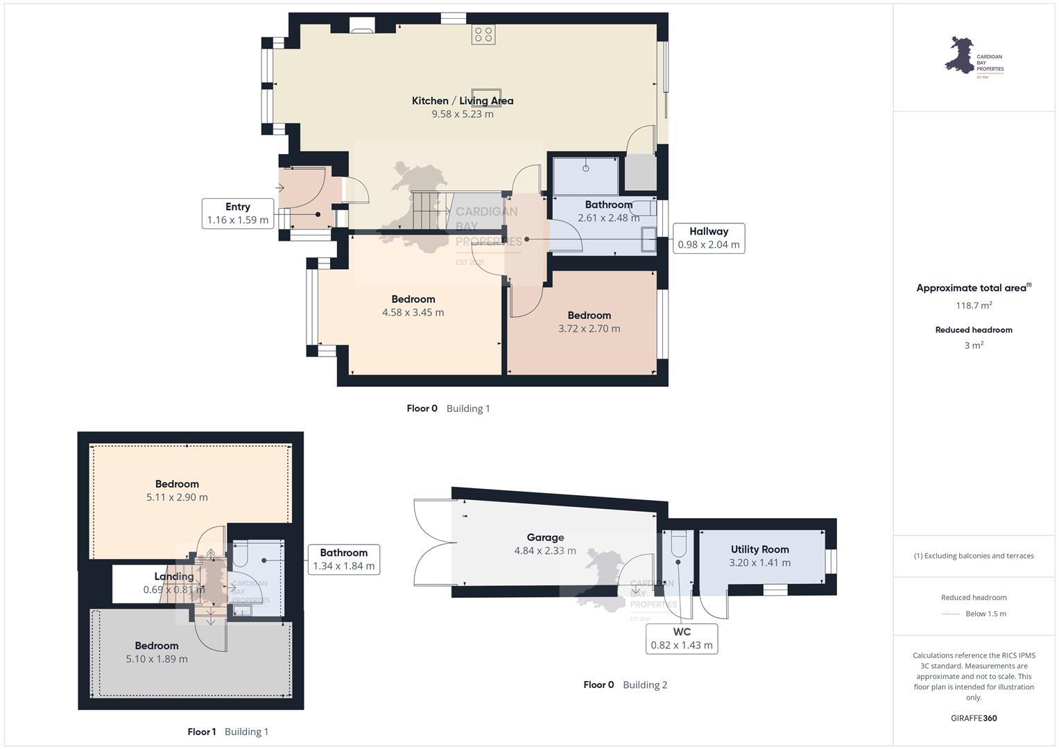 Tremle, Feidrhenffordd, Cardigan floorplan