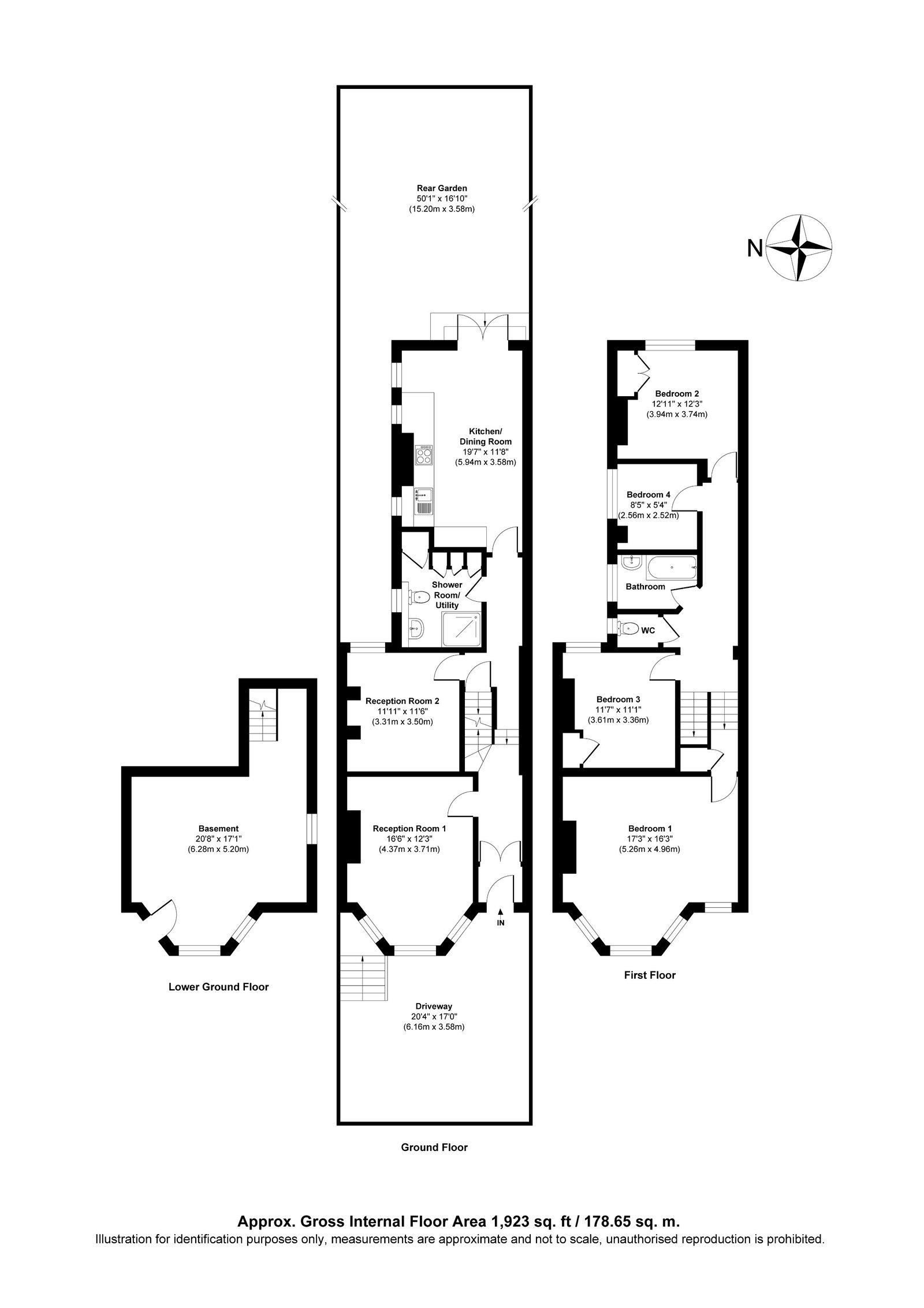 39, Park Avenue North, London floorplan