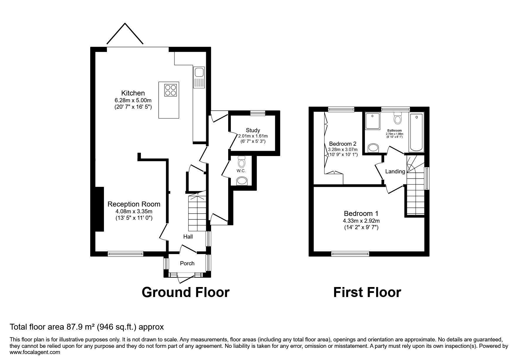 11, Frinton Road, Sidcup floorplan