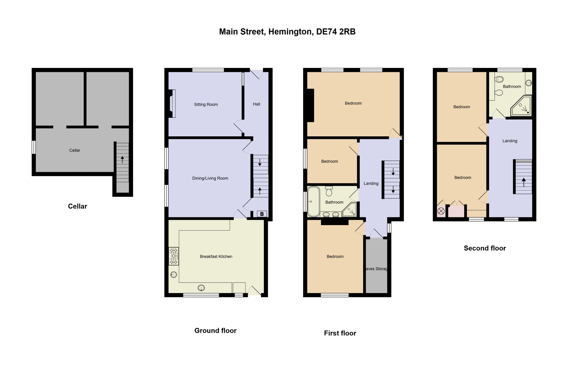 28, Main Street, Hemington floorplan