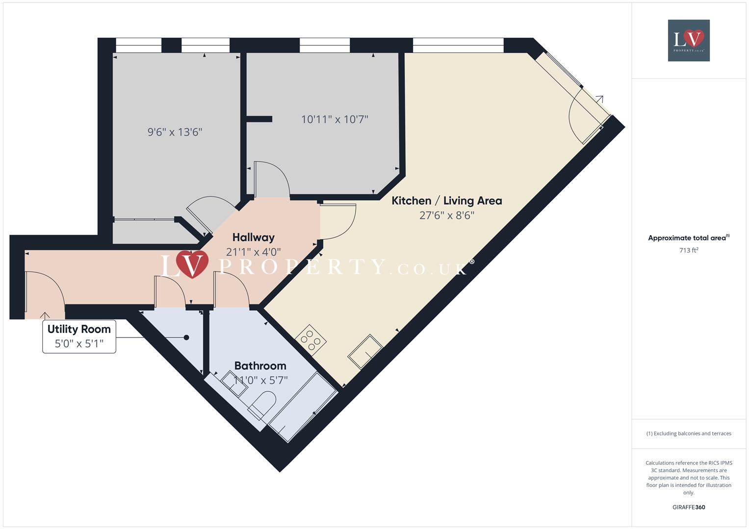 Apartment 146, 10, Hall Street, West Midlands floorplan