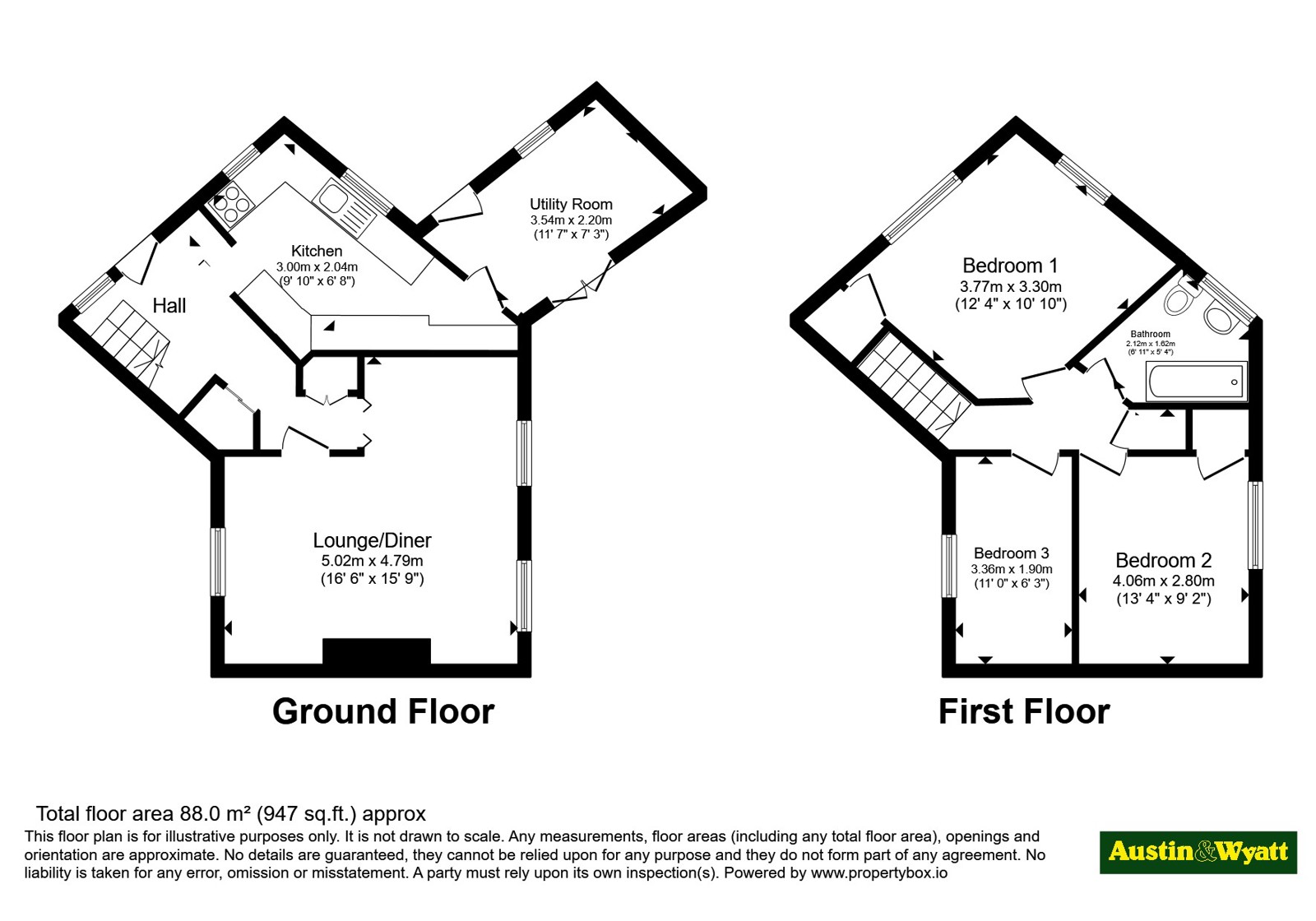 54, Bedford Road North, Dorset floorplan