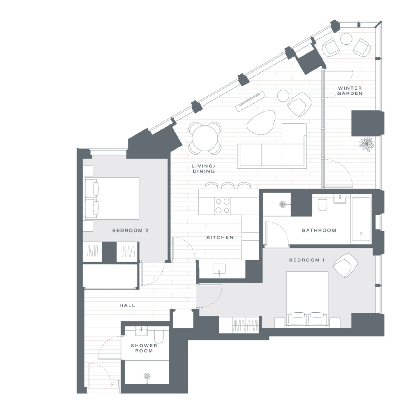 Nine Elms Lane, London floorplan