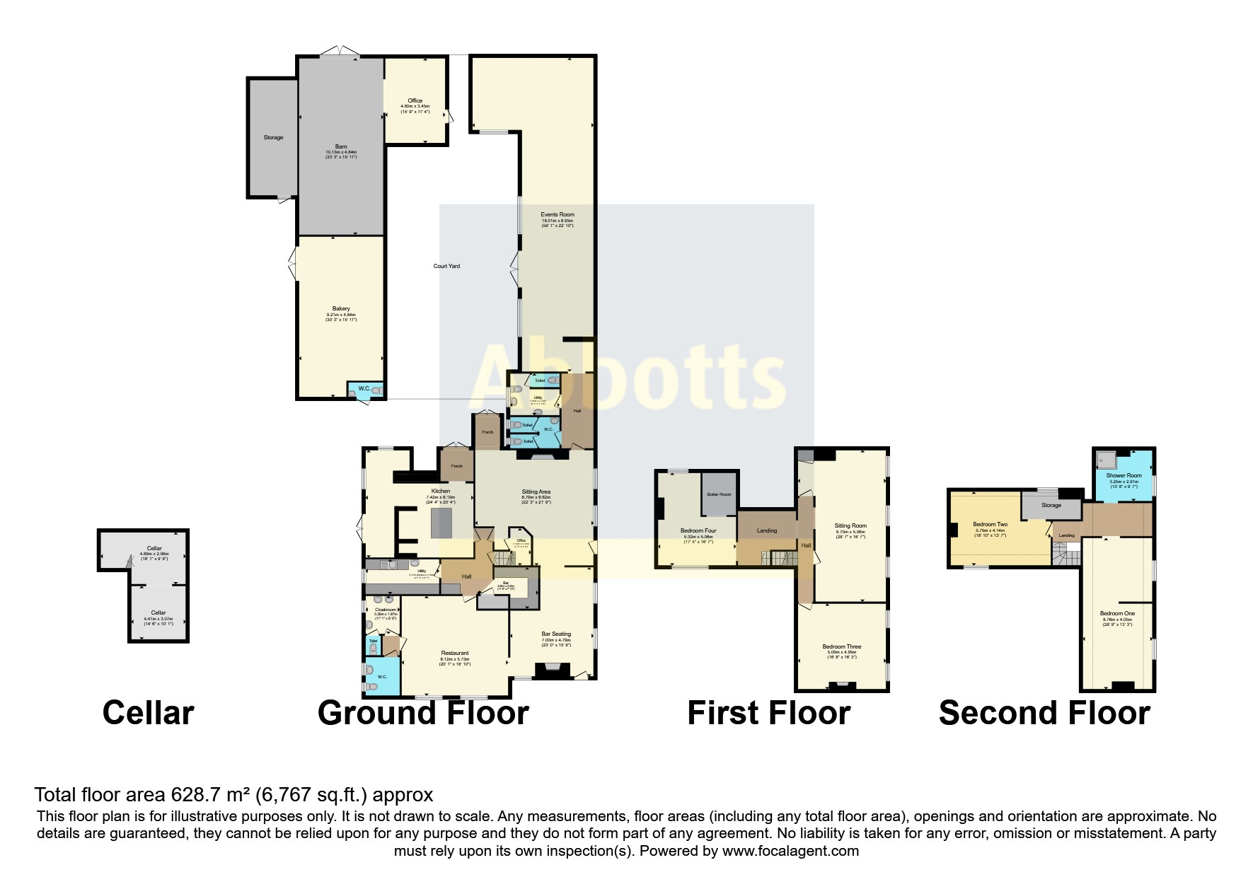 The Buck Inn,, The Street, Bungay floorplan