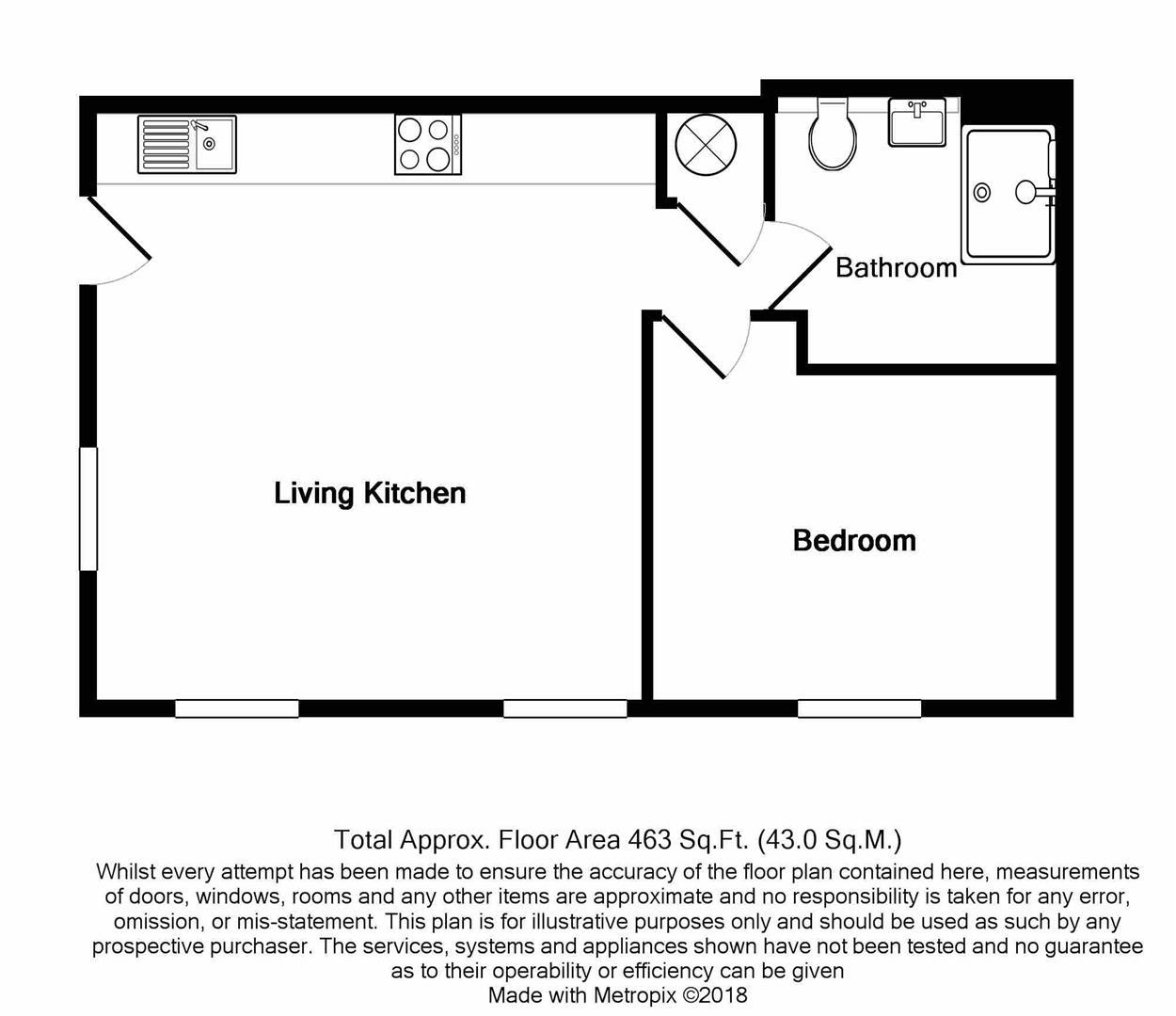 1, Block D, Aviator Court, York floorplan