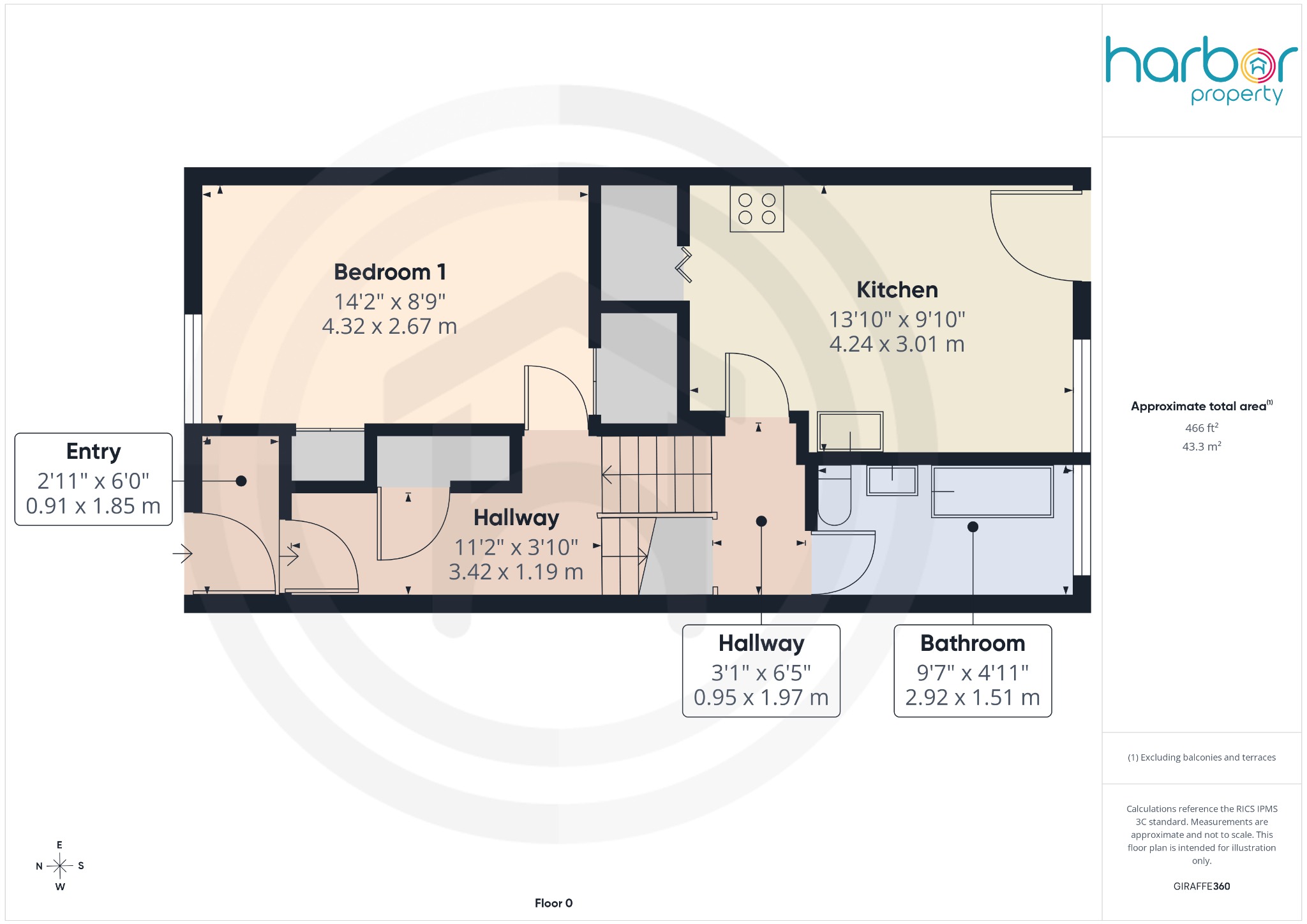 28 Inishail Road, Craigend, City of Glasgow floorplan