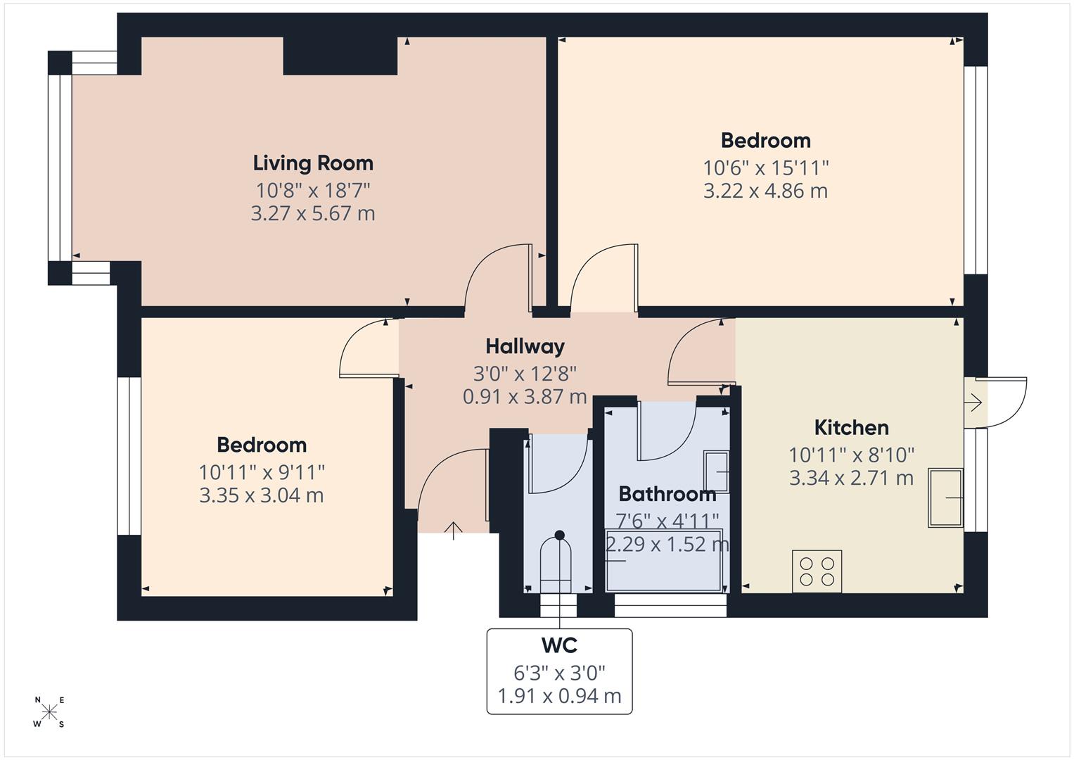5, Devon Close, Kenley floorplan