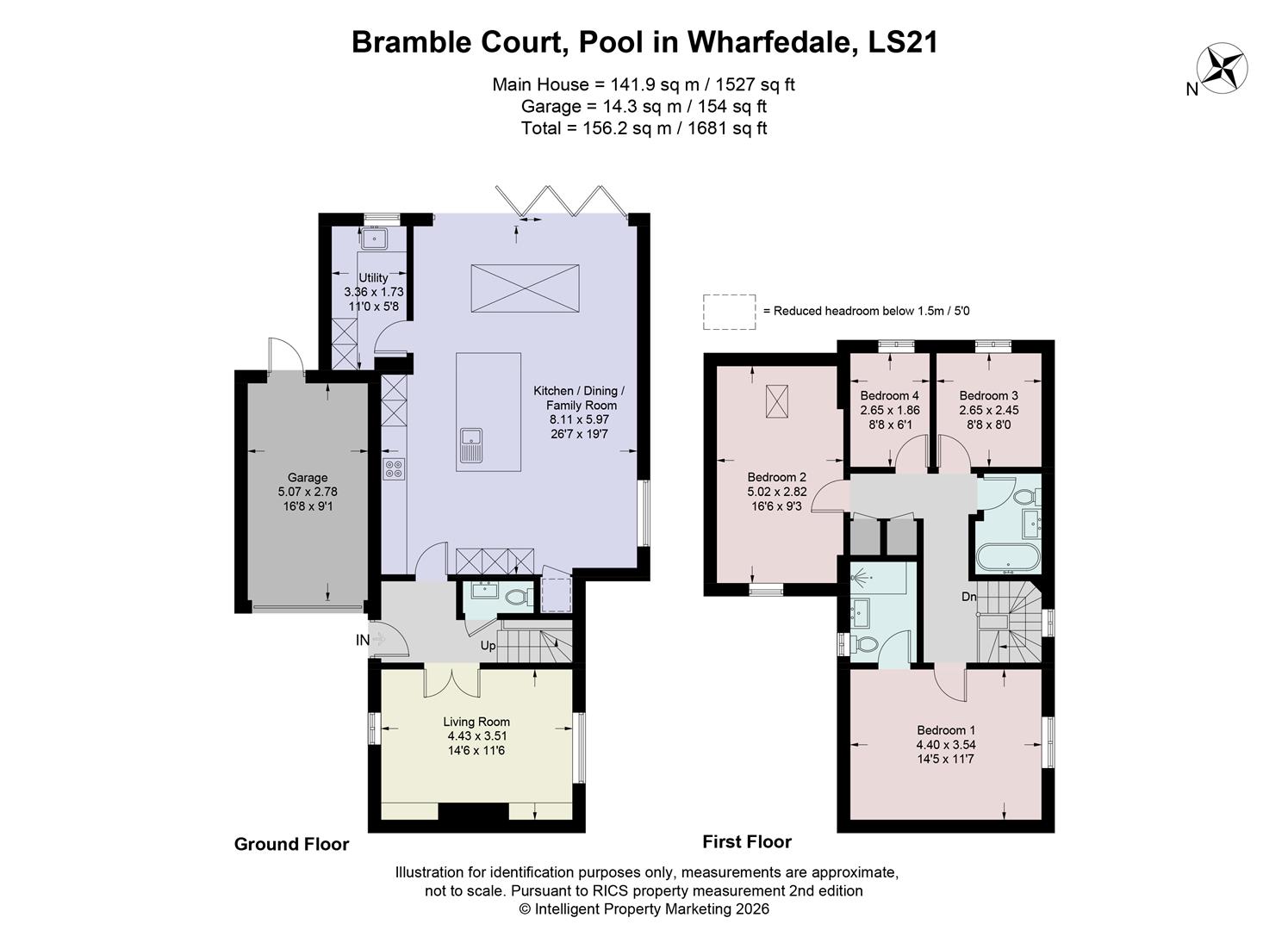 2, Bramble Court, Pool In Wharfedale floorplan
