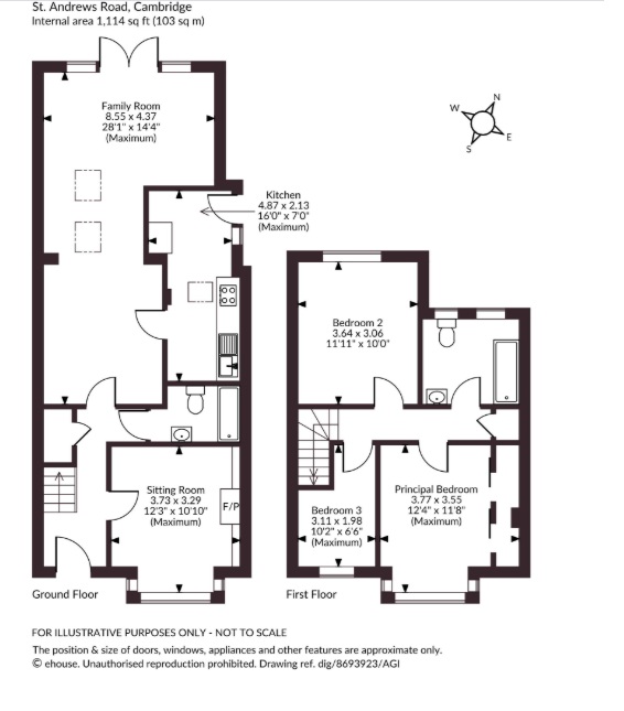 17, St Andrews Road, Cambridge floorplan
