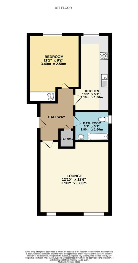61, Markham Road, Dorking floorplan