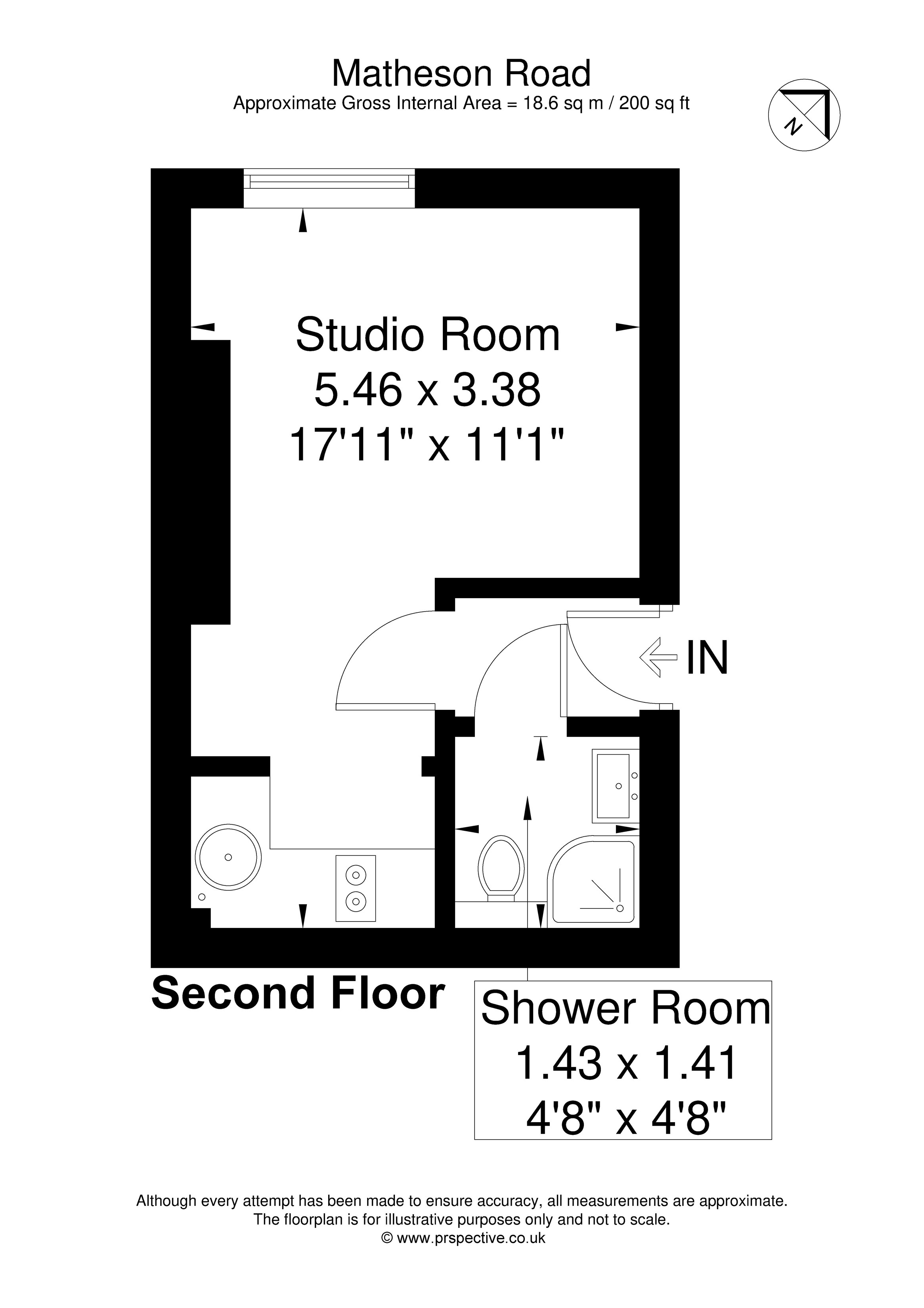 5, Matheson Road, Flat 8, London floorplan